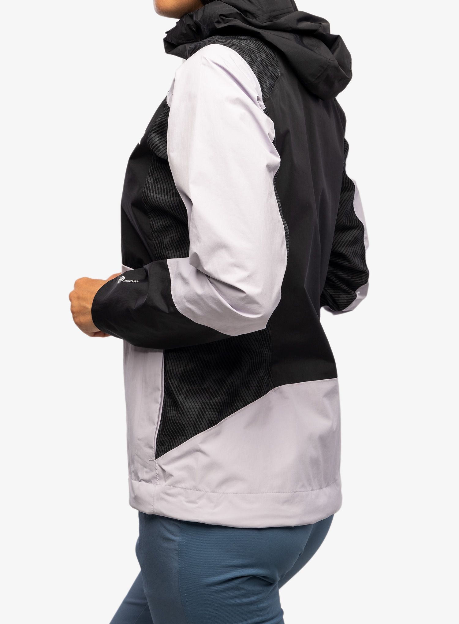Dámská bunda do deště adidas TERREX Xperior Hybrid Primeknit Rain Jkt - silver dawn/black