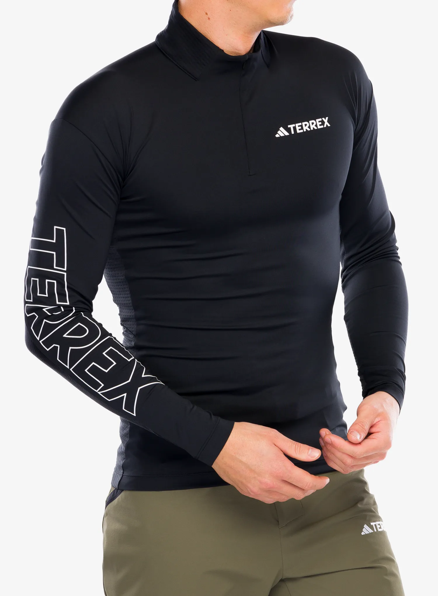 Mikina se zipem adidas TERREX Xperior Longsleeve - black