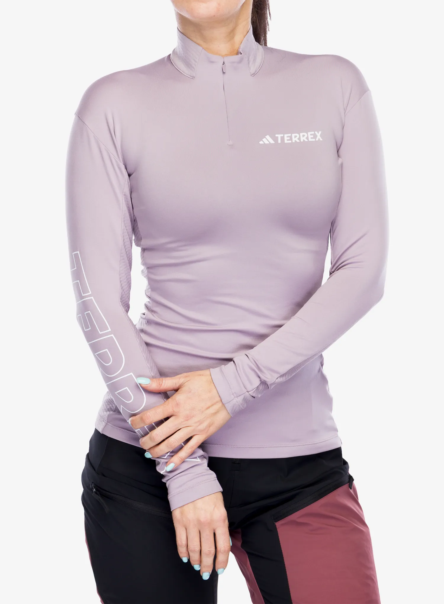 Dámská mikina adidas TERREX Xperior Longsleeve - preloved fig
