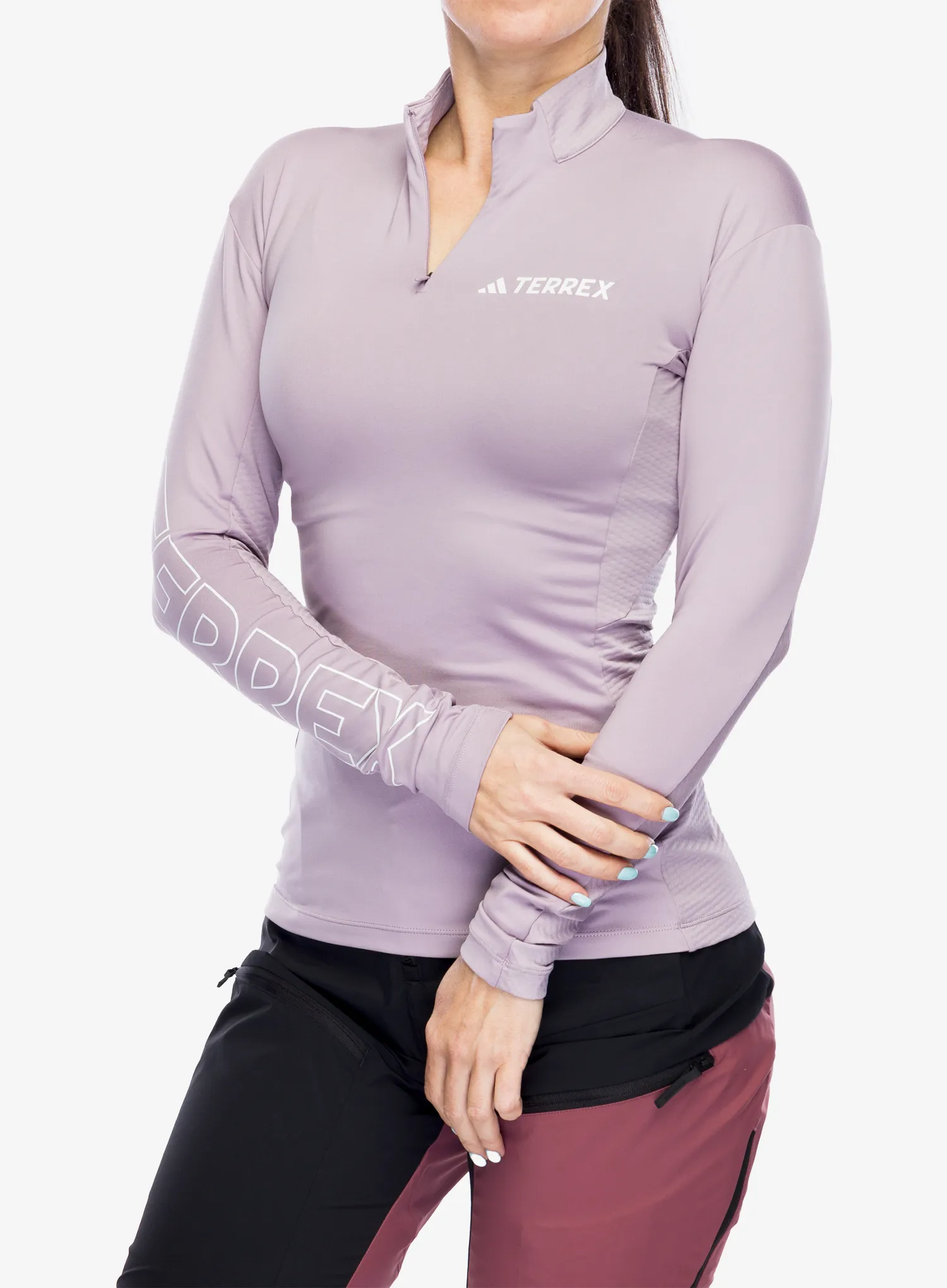 Dámská mikina adidas TERREX Xperior Longsleeve - preloved fig