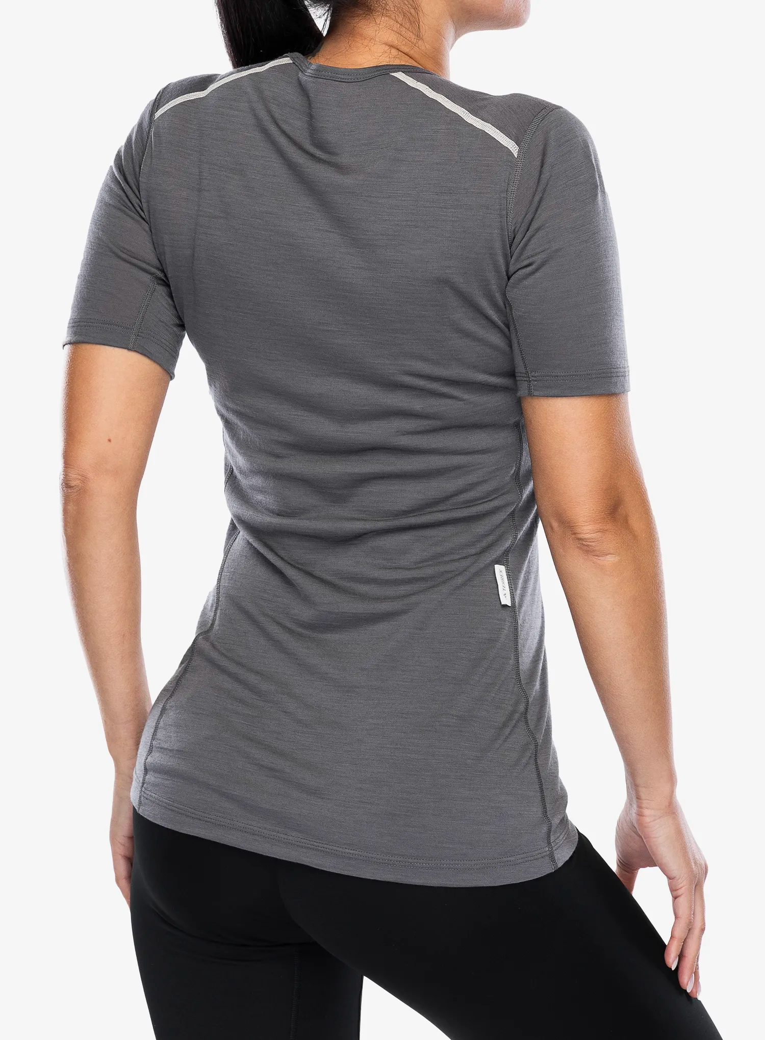 Termo triko dámské adidas TERREX Xperior Merino 150 Baselayer SS - grey five