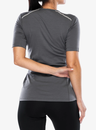 Termo triko dámské adidas TERREX Xperior Merino 200 Base Layer SS - grey five