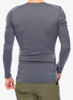 Funkční mikina adidas TERREX Xperior Merino 200 Baselayer LS - grey five