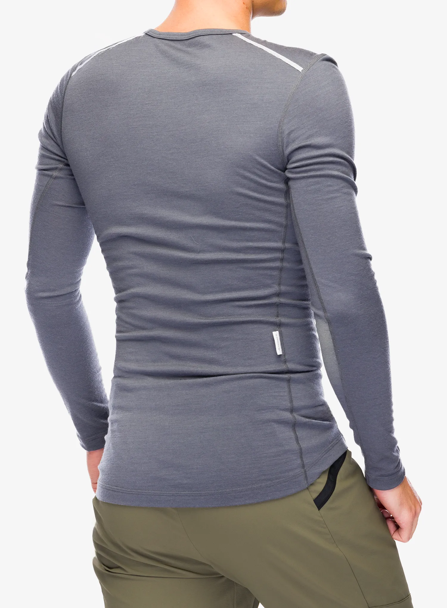 Funkční mikina adidas TERREX Xperior Merino 200 Baselayer LS - grey five