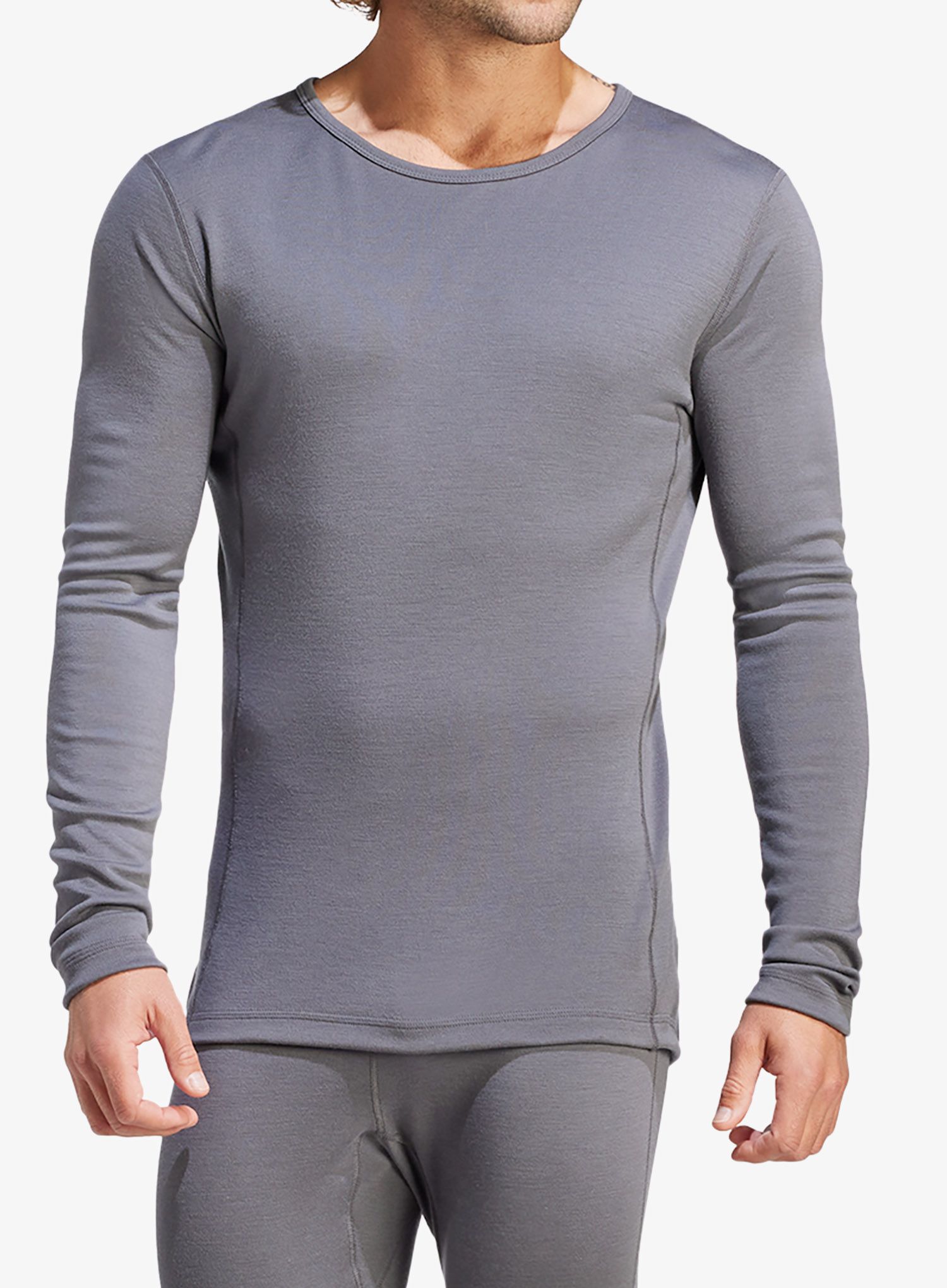 Funkční mikina adidas TERREX Xperior Merino 260 Baselayer LS - grey five