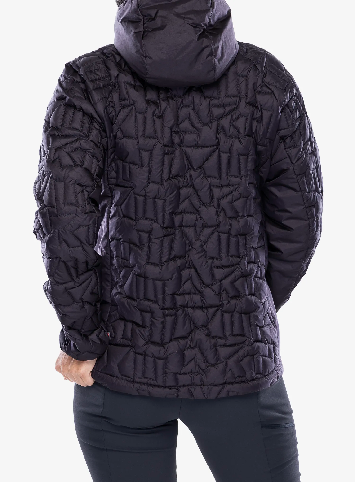 Zateplená bunda dámská adidas TERREX Xperior PrimaLoft Loose Fill Insulated Hooded Jkt - aurora black