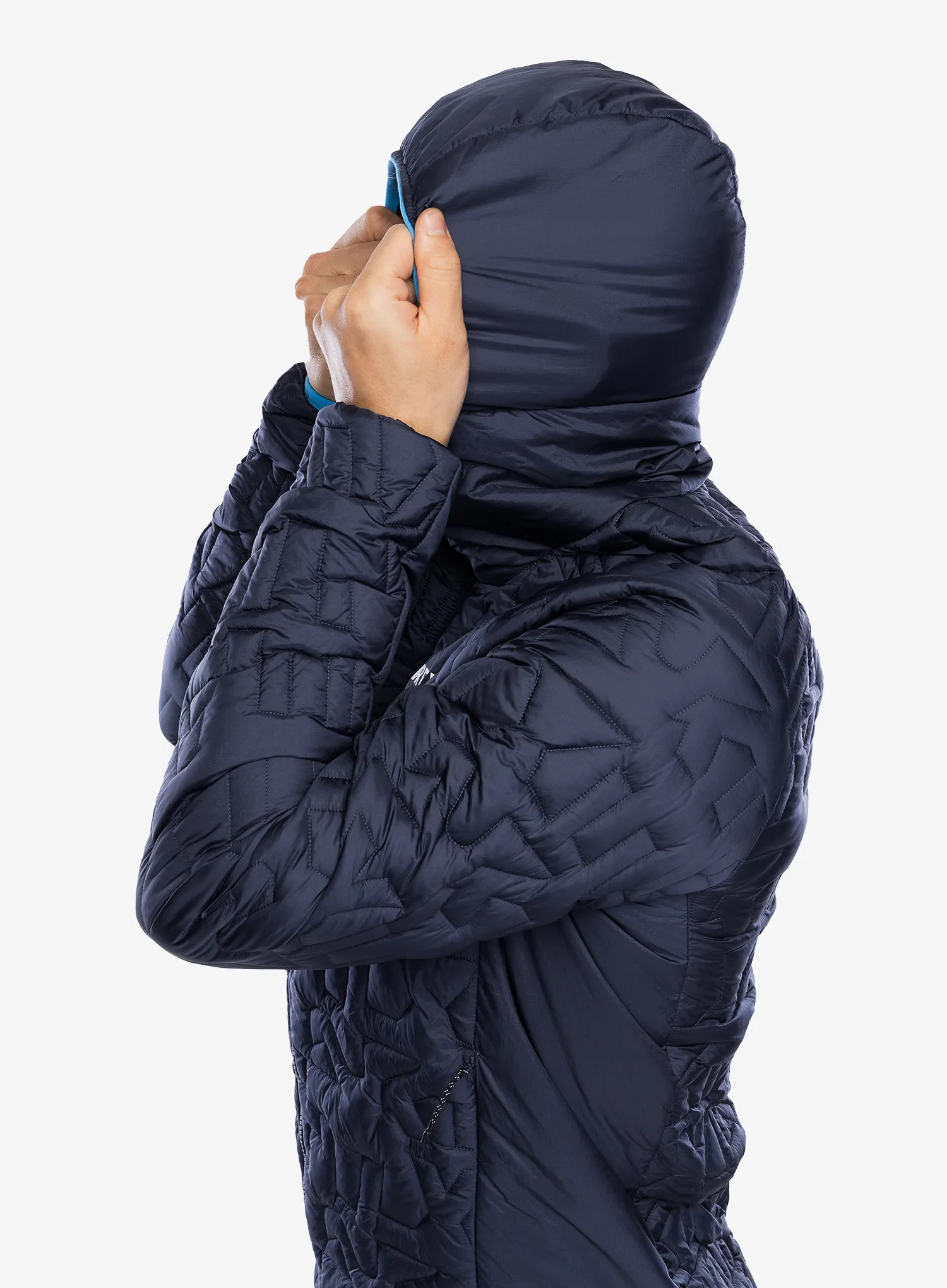 Zateplená bunda adidas TERREX Xperior PrimaLoft Loose Fill Insulated Hooded Jkt - shadow navy