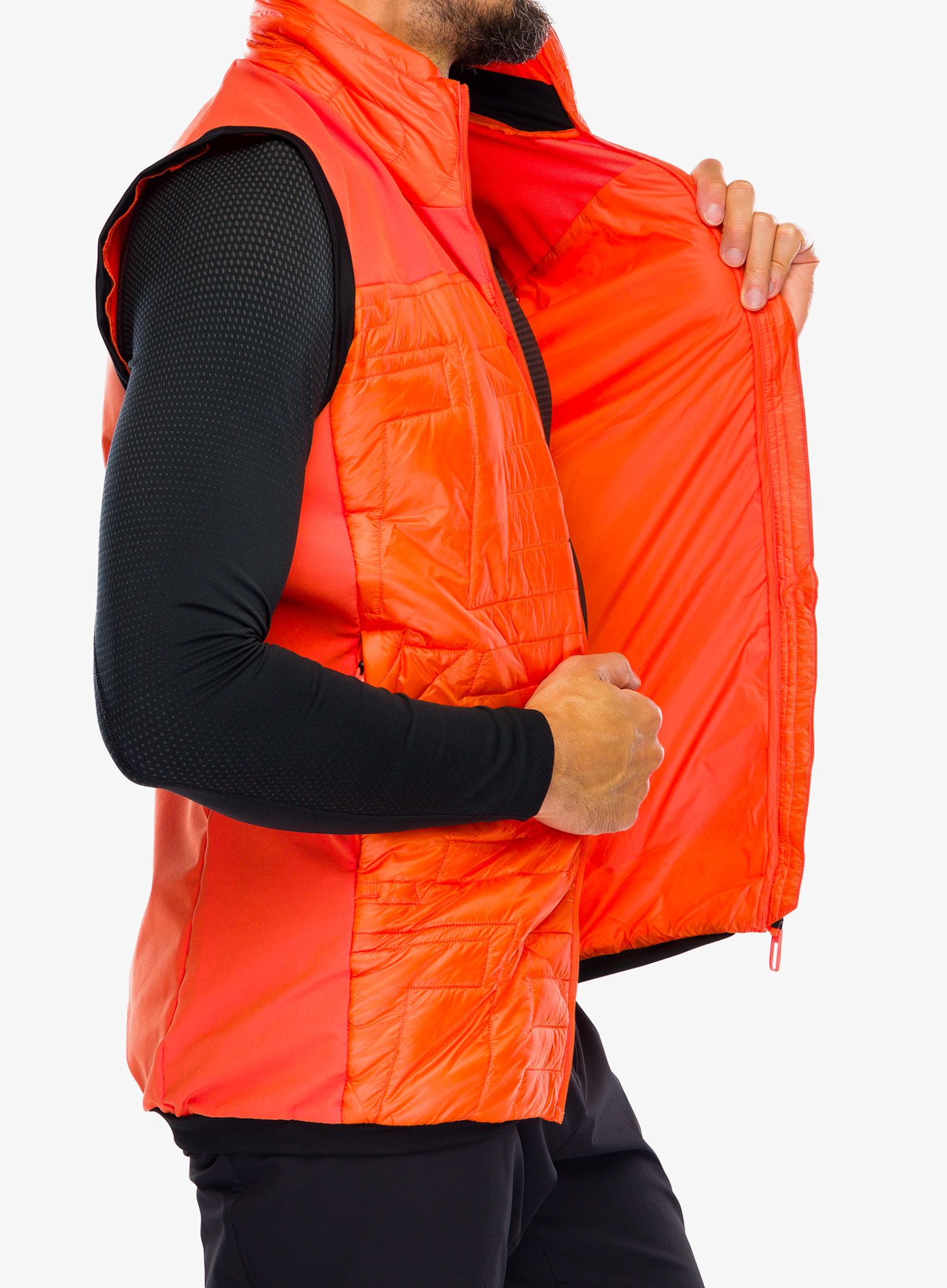 Vesta adidas TERREX Xperior Varilite Hybrid PrimaLoft Vest - semi impact orange