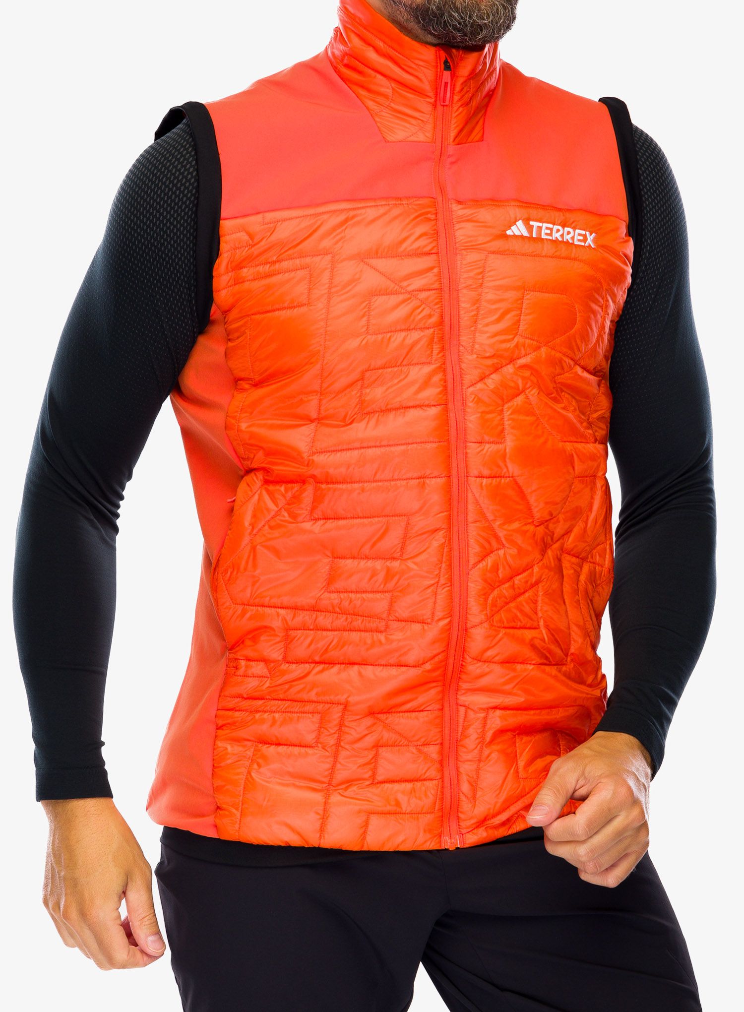 Vesta adidas TERREX Xperior Varilite Hybrid PrimaLoft Vest - semi impact orange