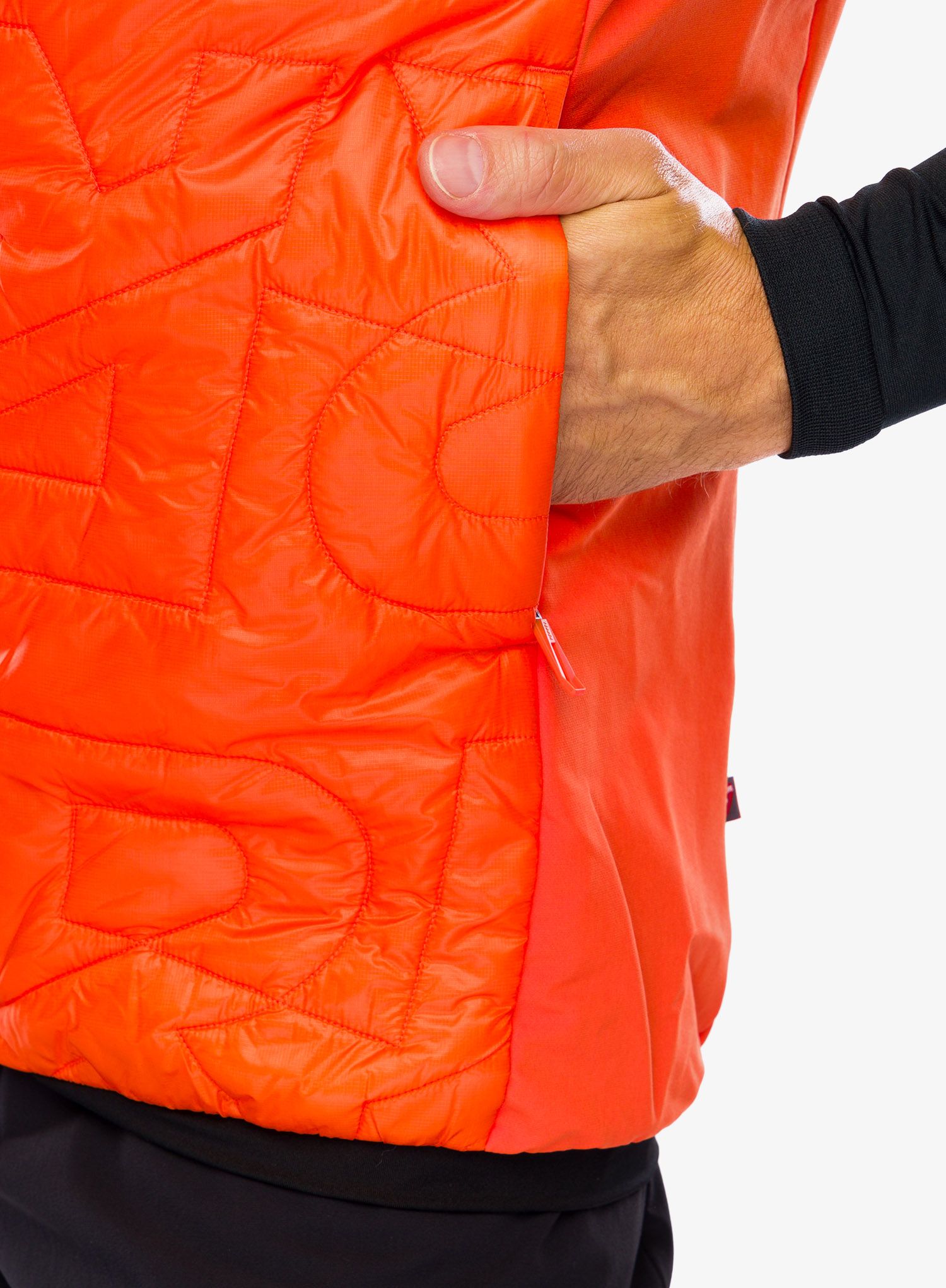 Vesta adidas TERREX Xperior Varilite Hybrid PrimaLoft Vest - semi impact orange