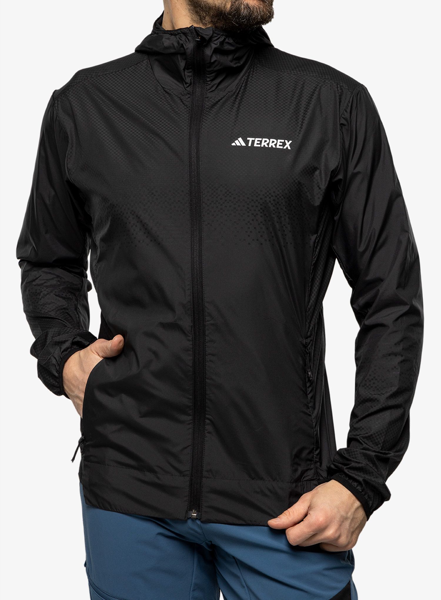 Pánská bunda adidas TERREX Xperior Windweave Wind Jacket - black