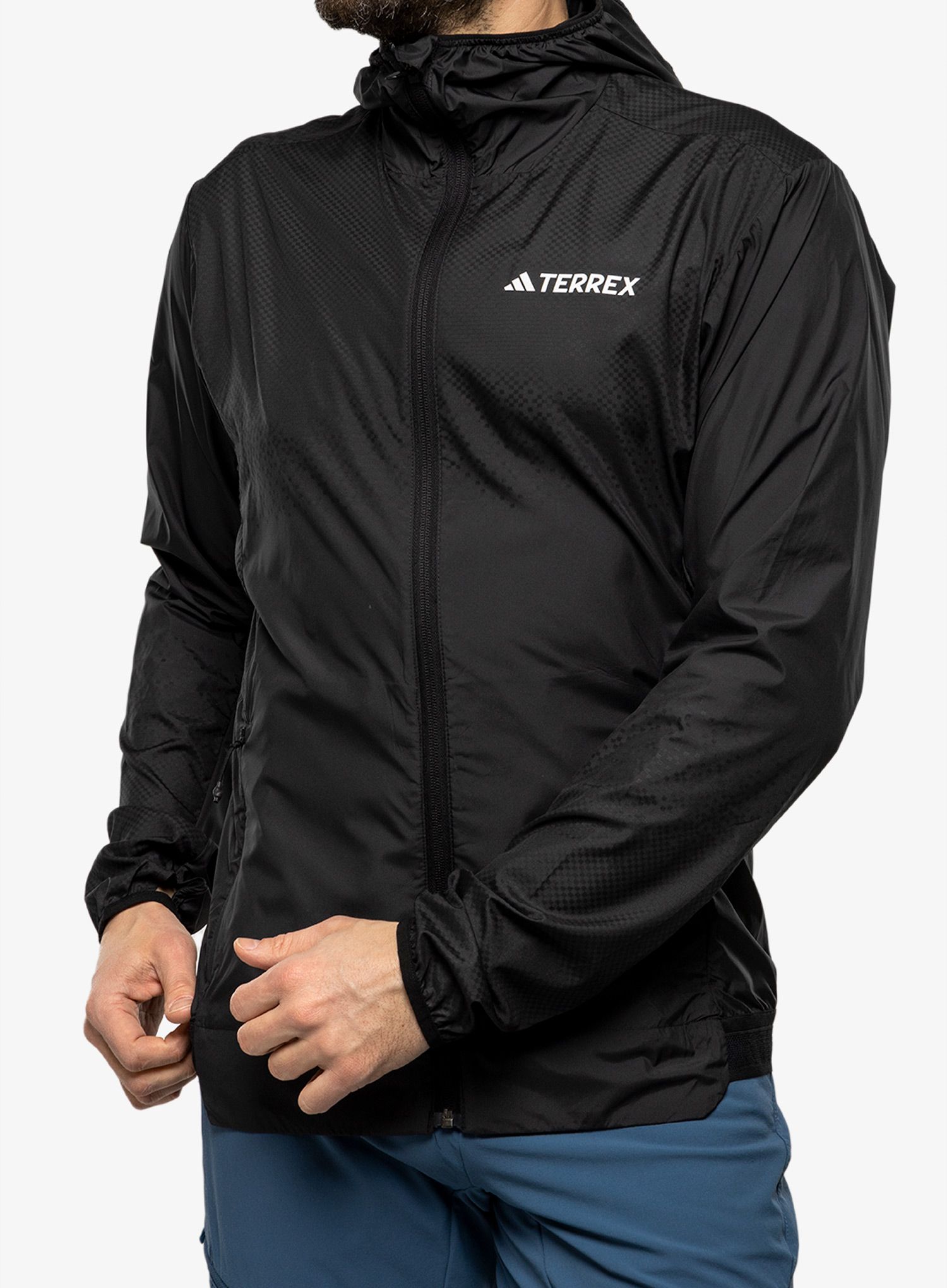 Pánská bunda adidas TERREX Xperior Windweave Wind Jacket - black