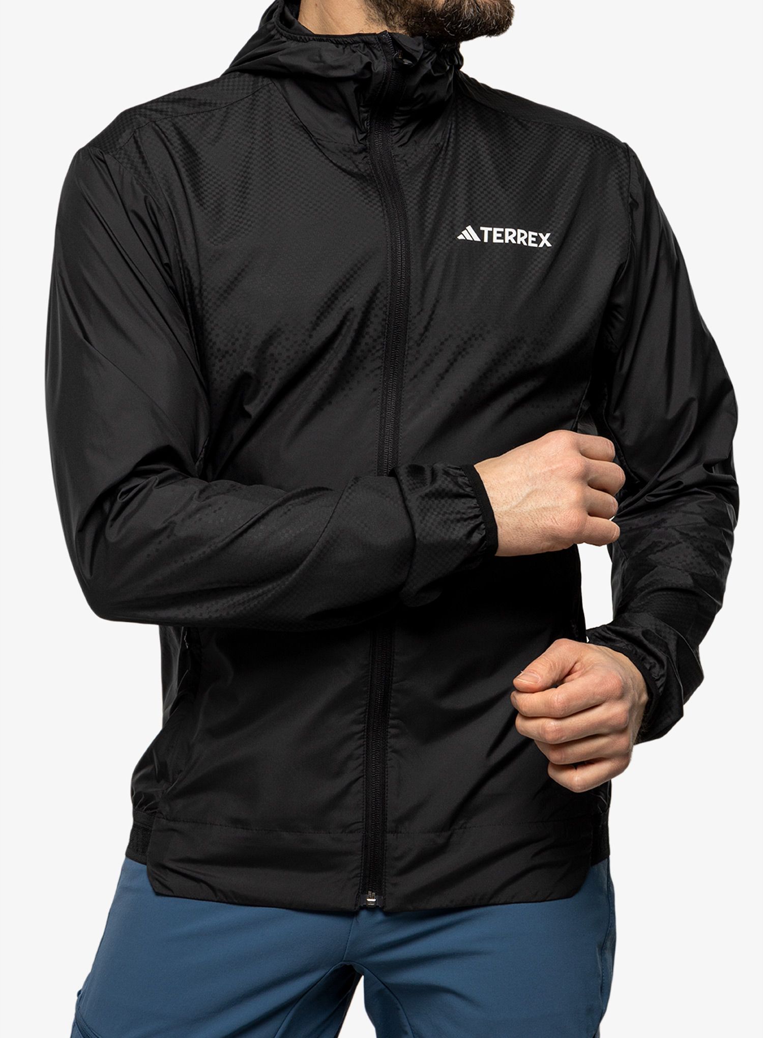 Pánská bunda adidas TERREX Xperior Windweave Wind Jacket - black