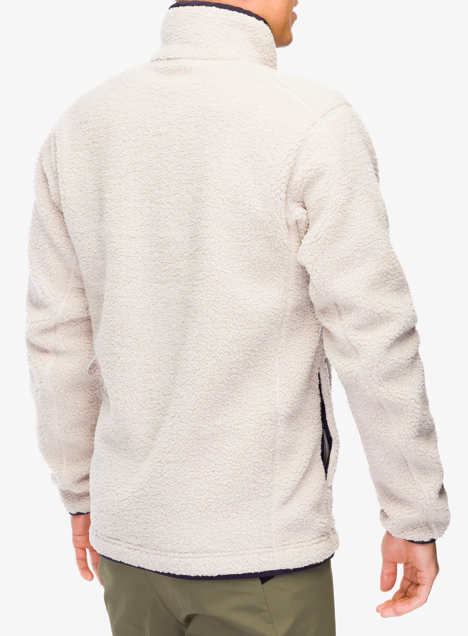 Fleecová bunda adidas TERREX Xploric High Pile Fleece Pullover - wonder beige
