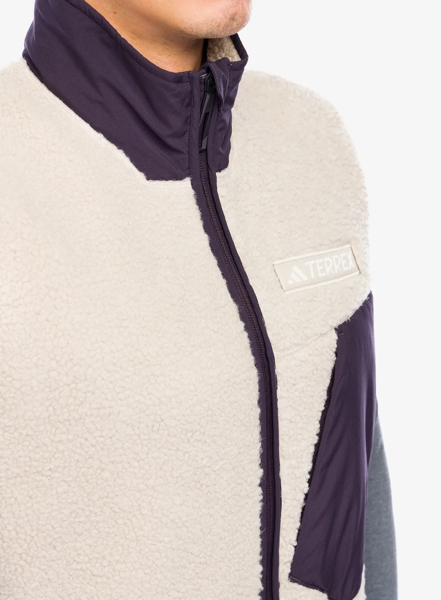 Vesta adidas TERREX Xploric High Pile Fleece Vest - wonder beige