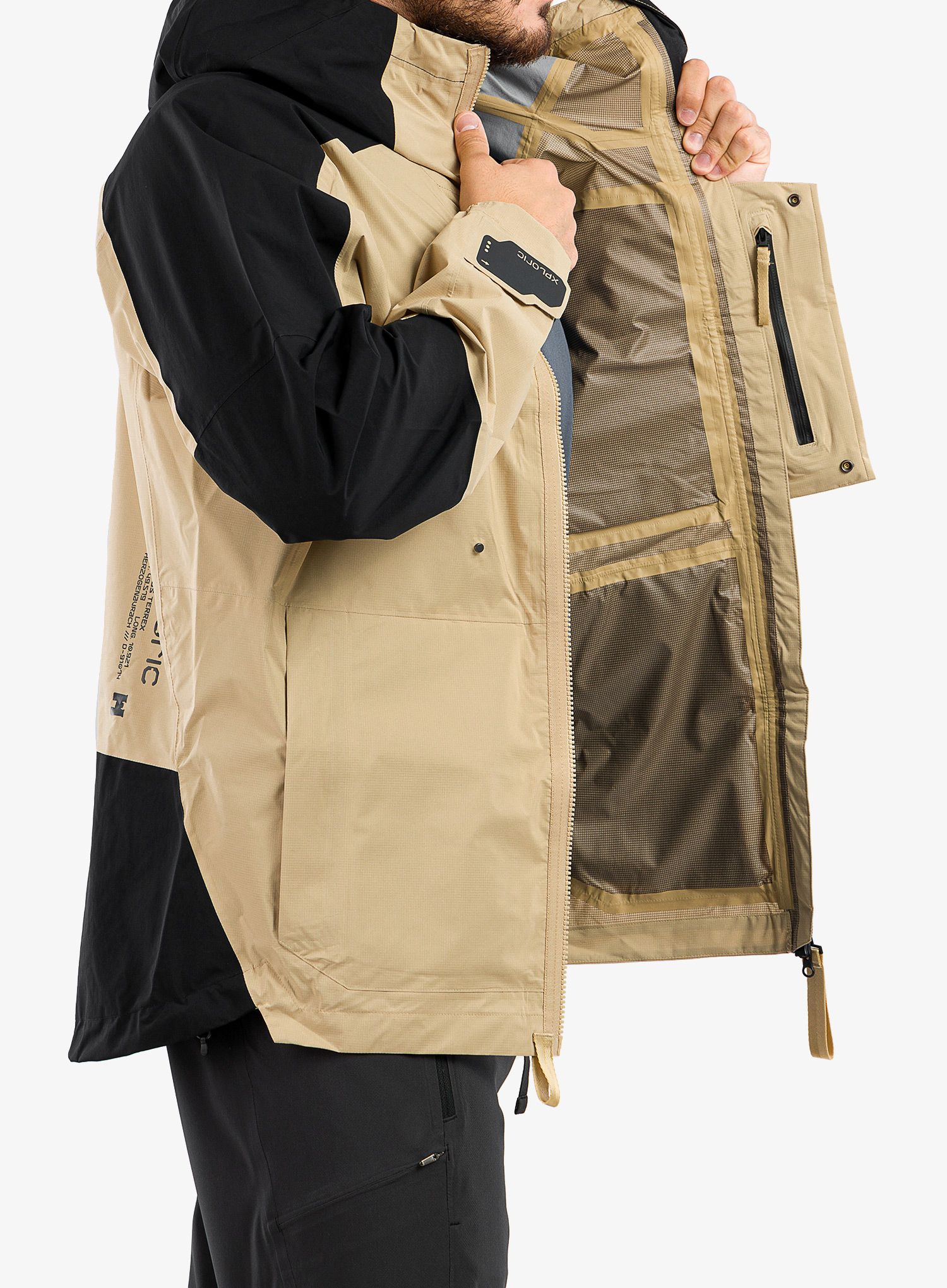 Bunda adidas TERREX Xploric - beige tone/black