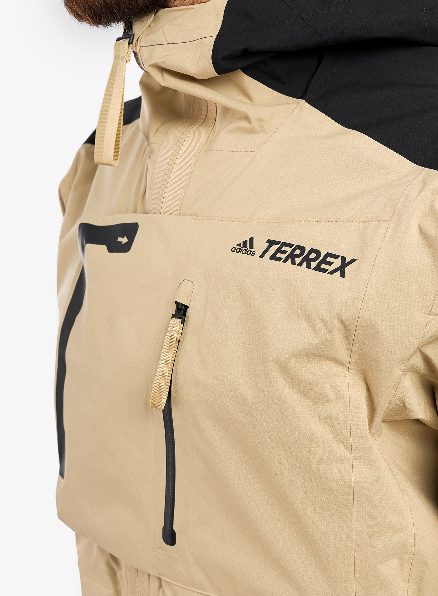 Bunda adidas TERREX Xploric - beige tone/black