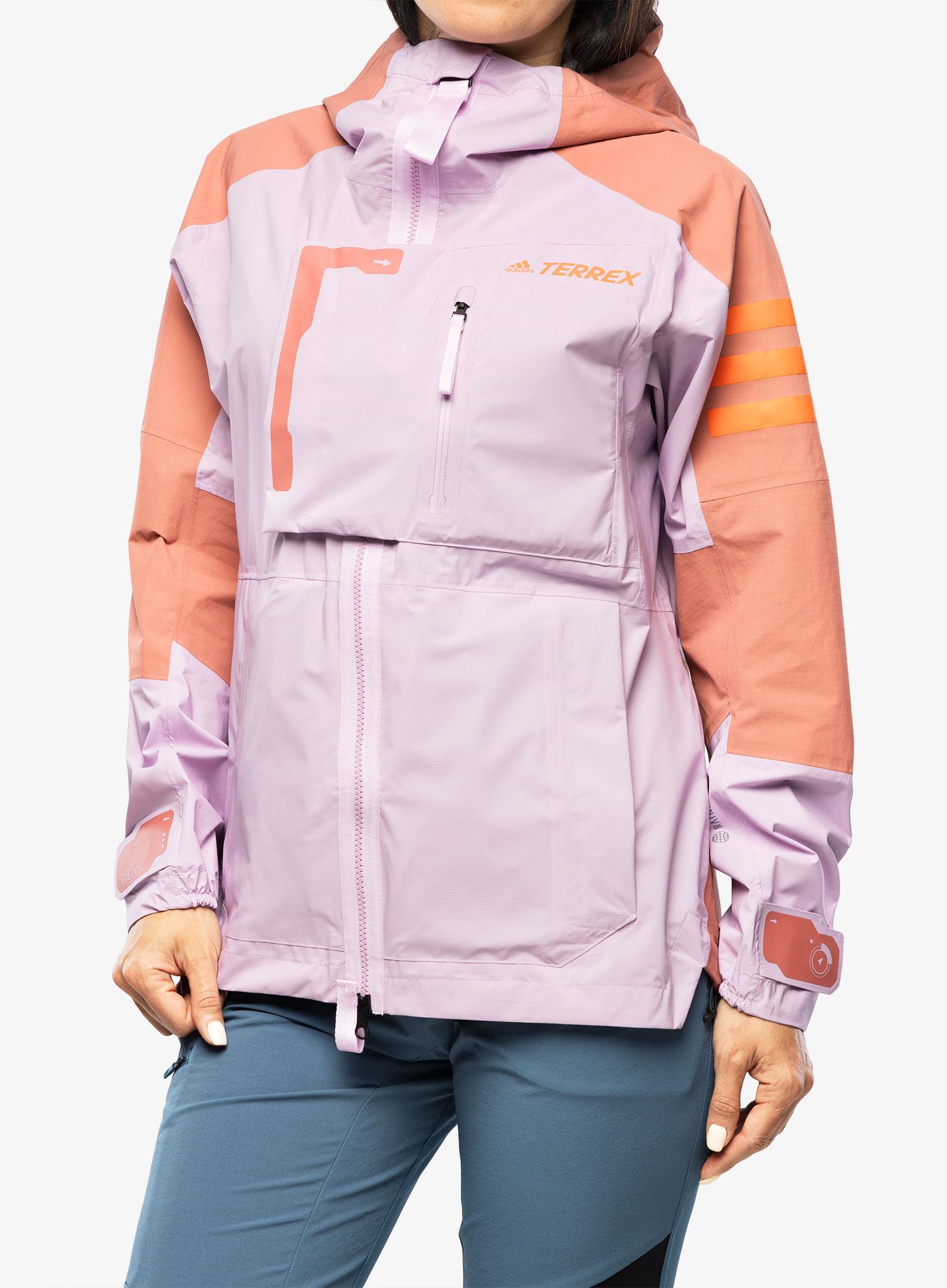 Dámská bunda adidas TERREX Xploric - lilac/red