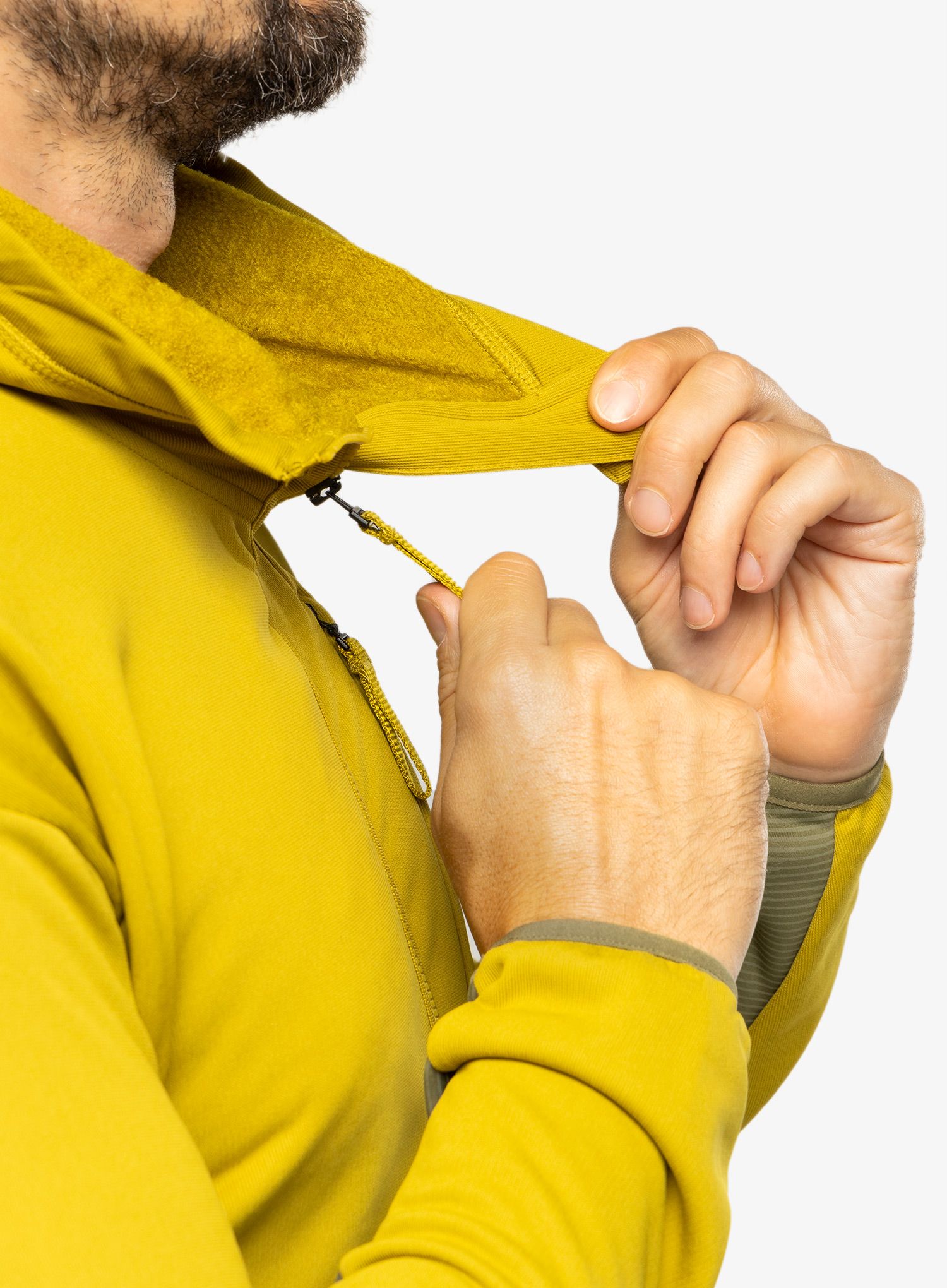 Mikina s kapucí adidas TERREX Zupahike Hooded Fleece Jacket - pulse olive