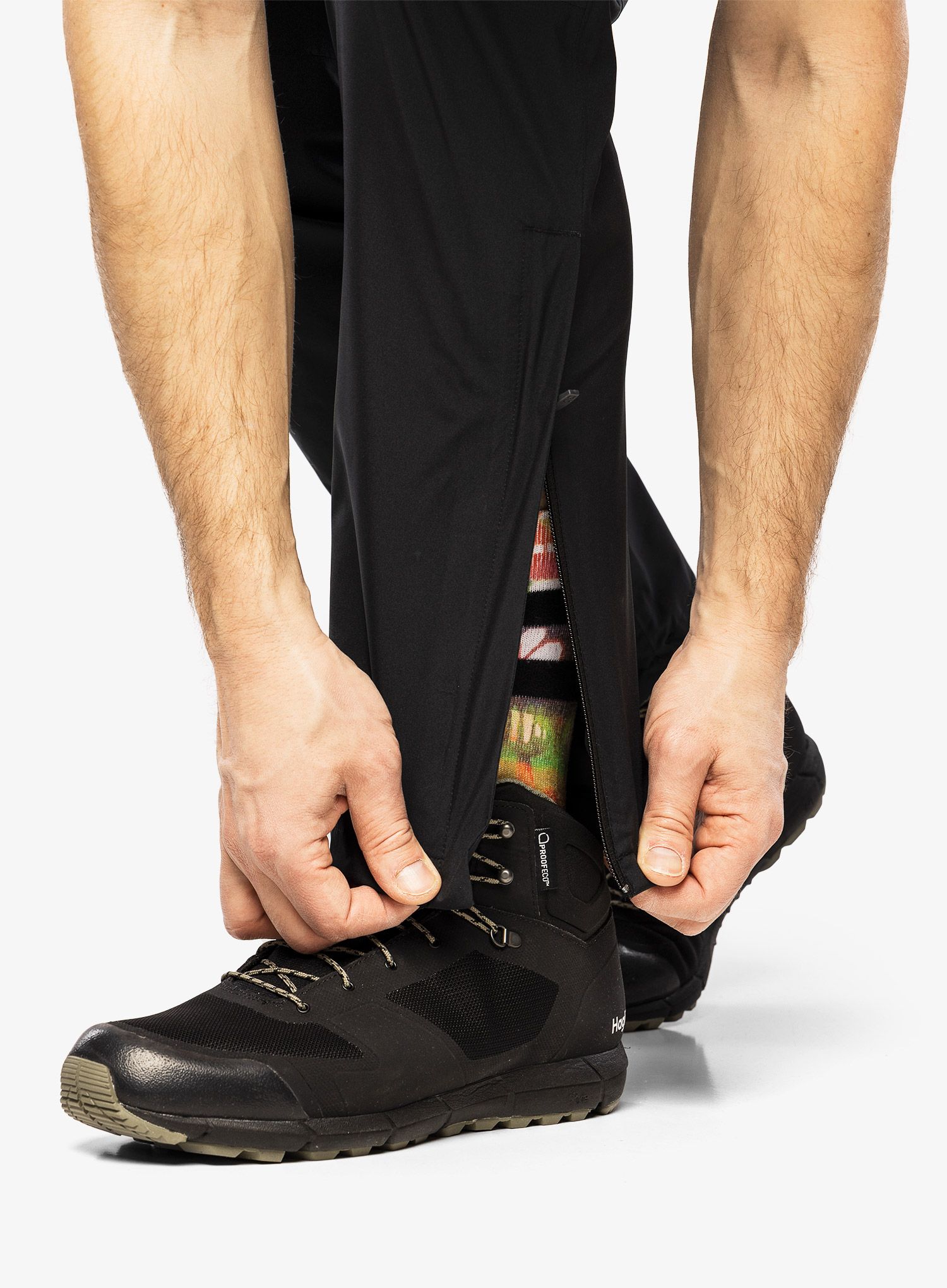 Nepromokavé kalhoty pánské Haglofs Korp Proof Pant - true black