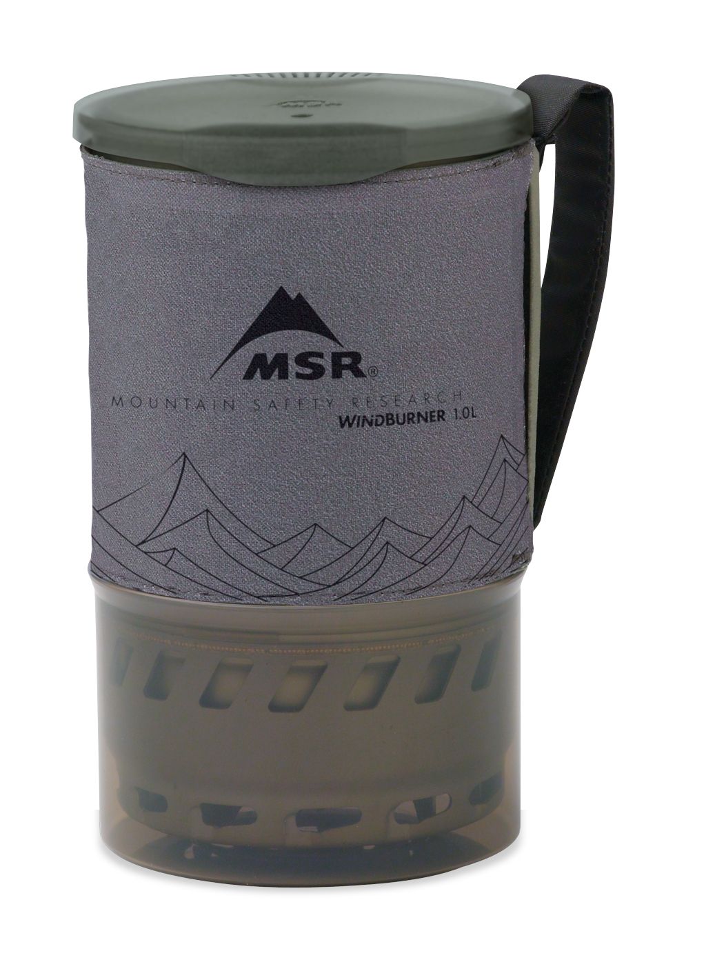 Hliníkový hrnec MSR Windburner Accessory Pot 1.0 l - gray