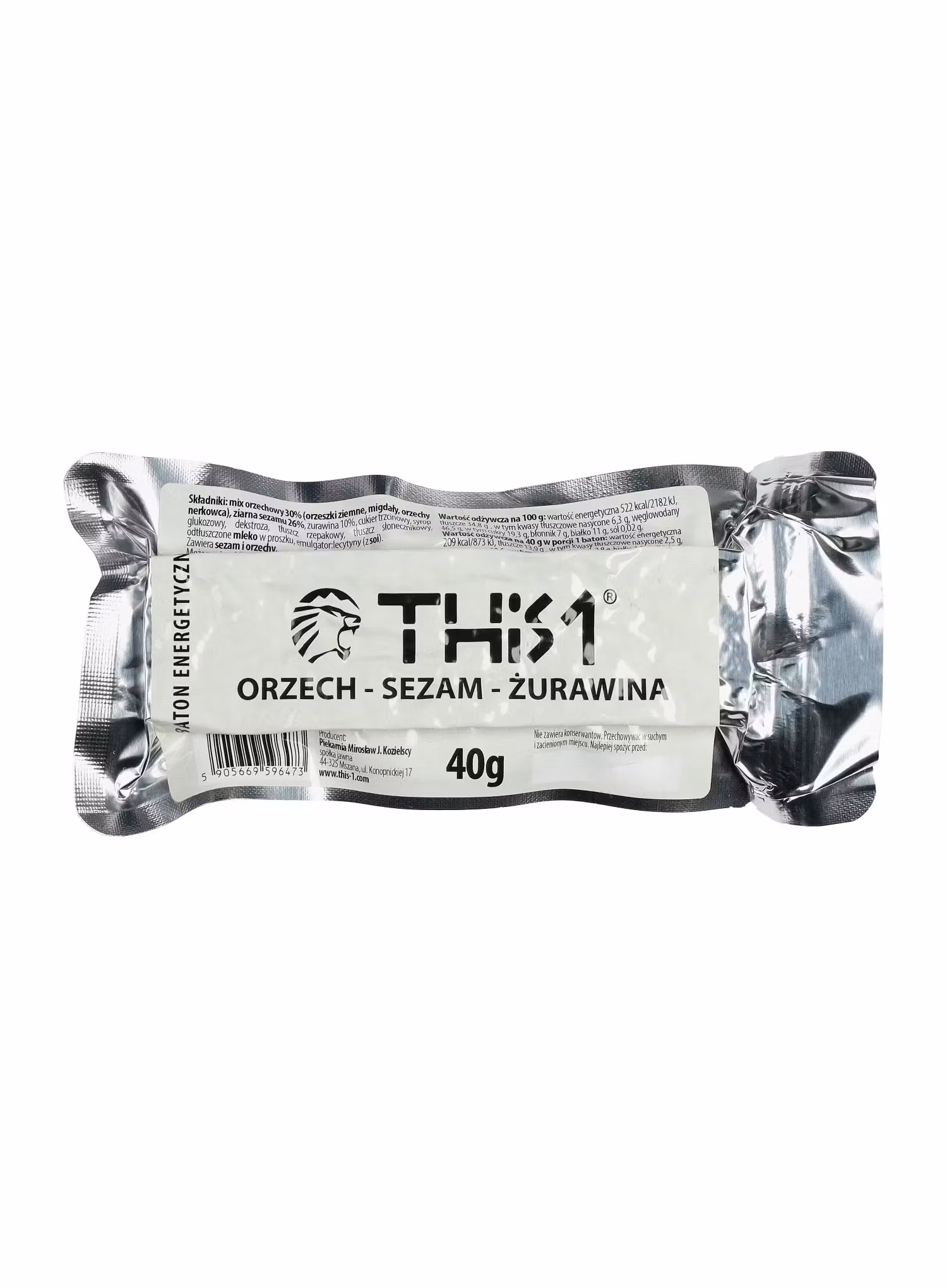 Energetická tyčinka This-1 Energy 3 pack - nuts/lemon/ginger, nuts/sesame/cranberry, nuts/black currant
