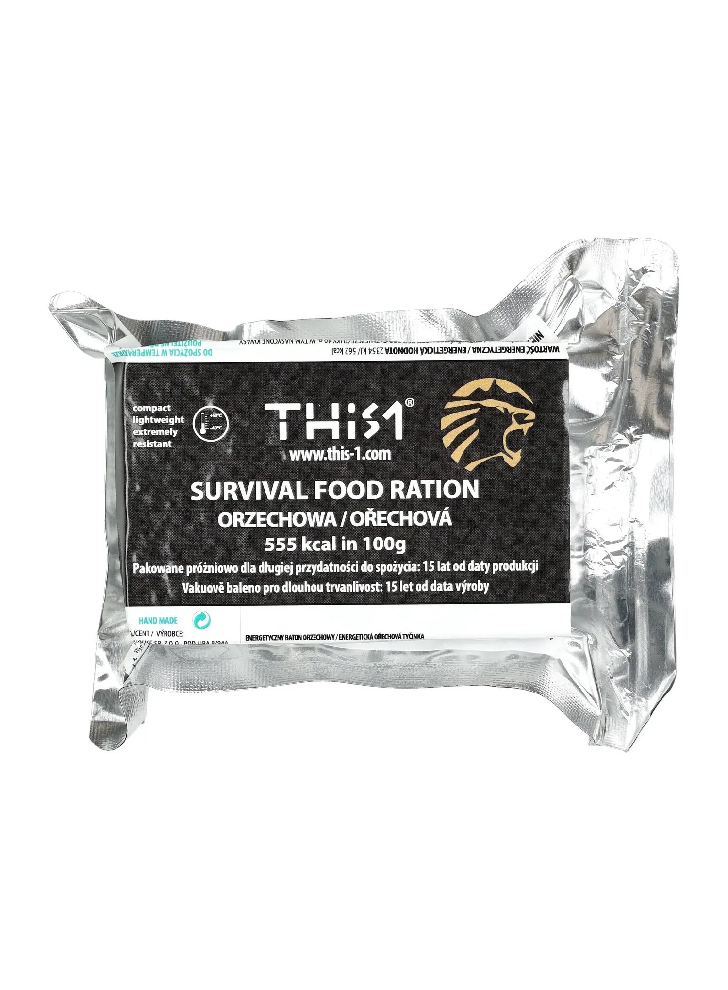 Energetická tyčinka This-1 Survival Bar 3 pack - nuts, nuts/black currant, nuts/chocolate guarana