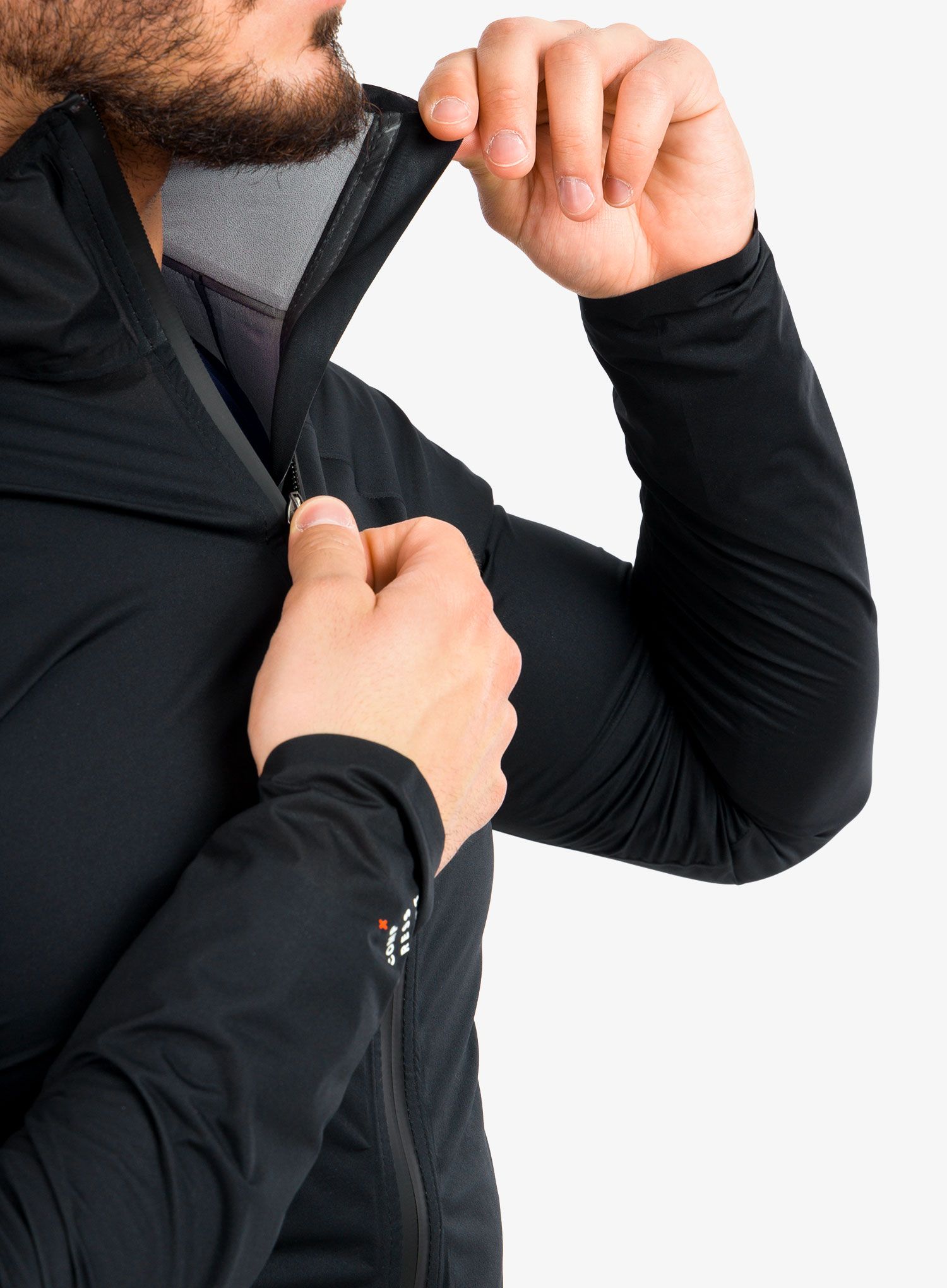 Běžecká bunda Compressport Hurricane Waterproof 10/10 Jacket - black