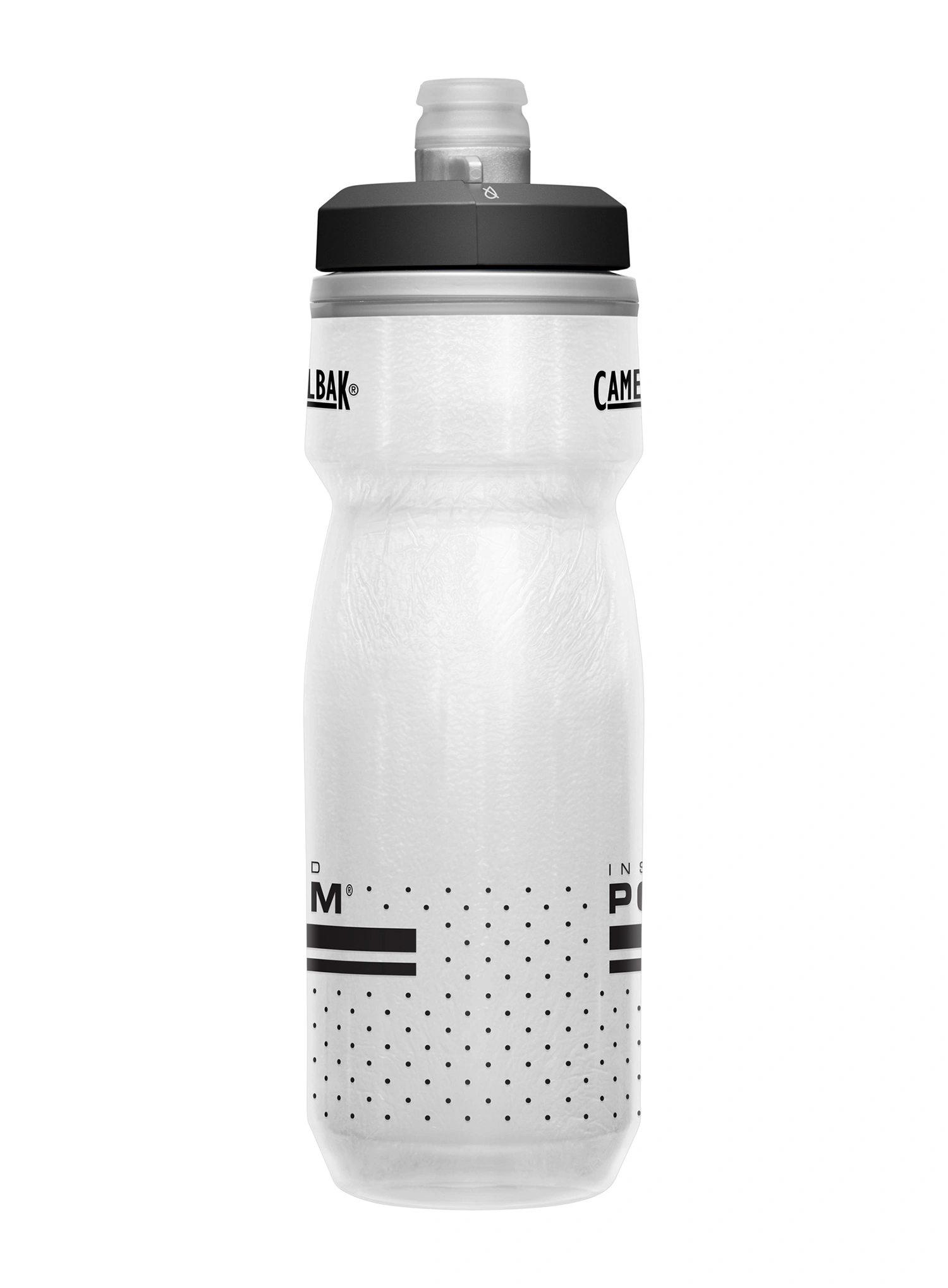 Bidon na kolo Camelbak Podium Chill 620 ml - white/black