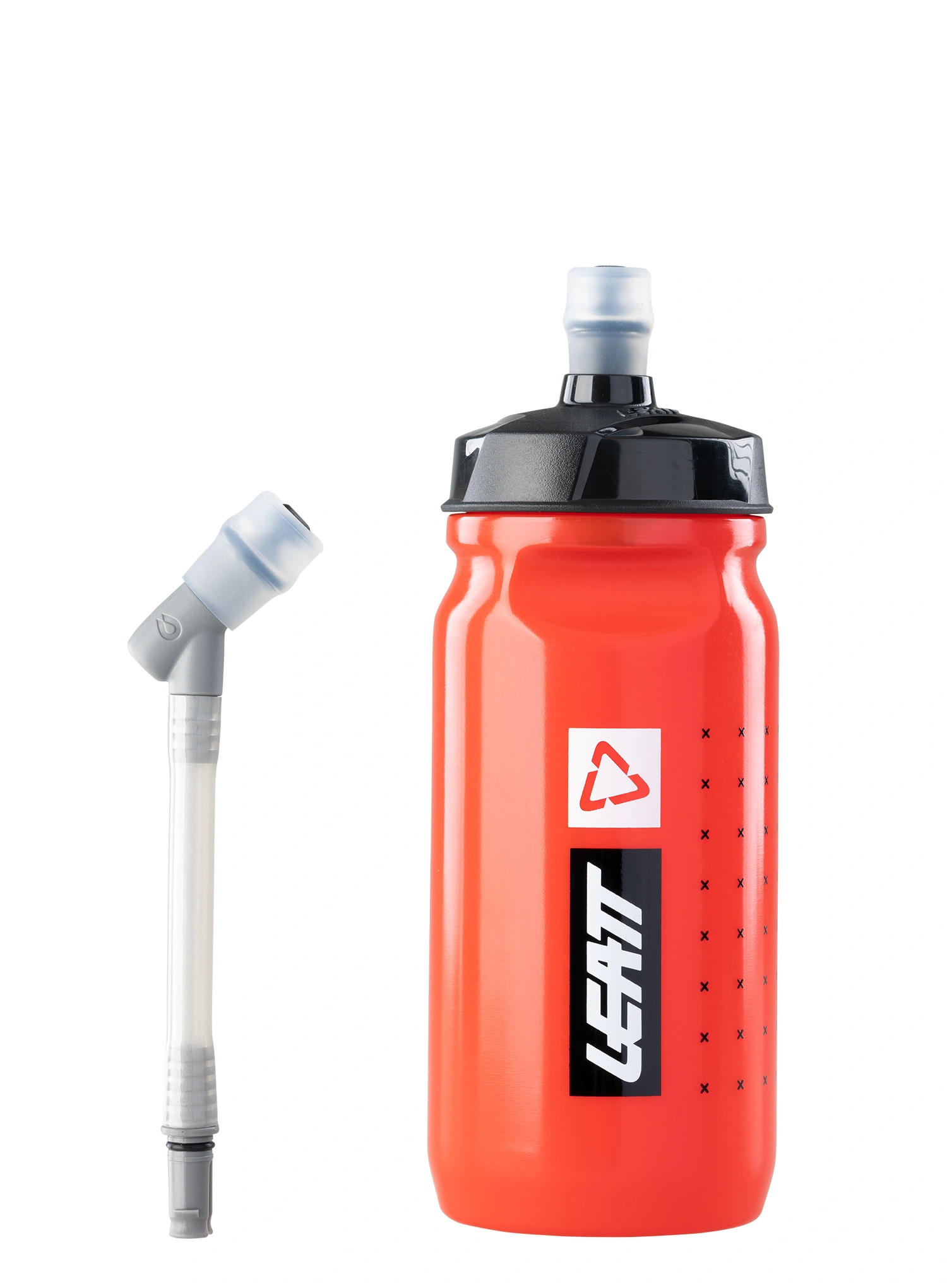 Cyklo láhev Leatt Bottle SteadySip Convertible 600 ml - fire