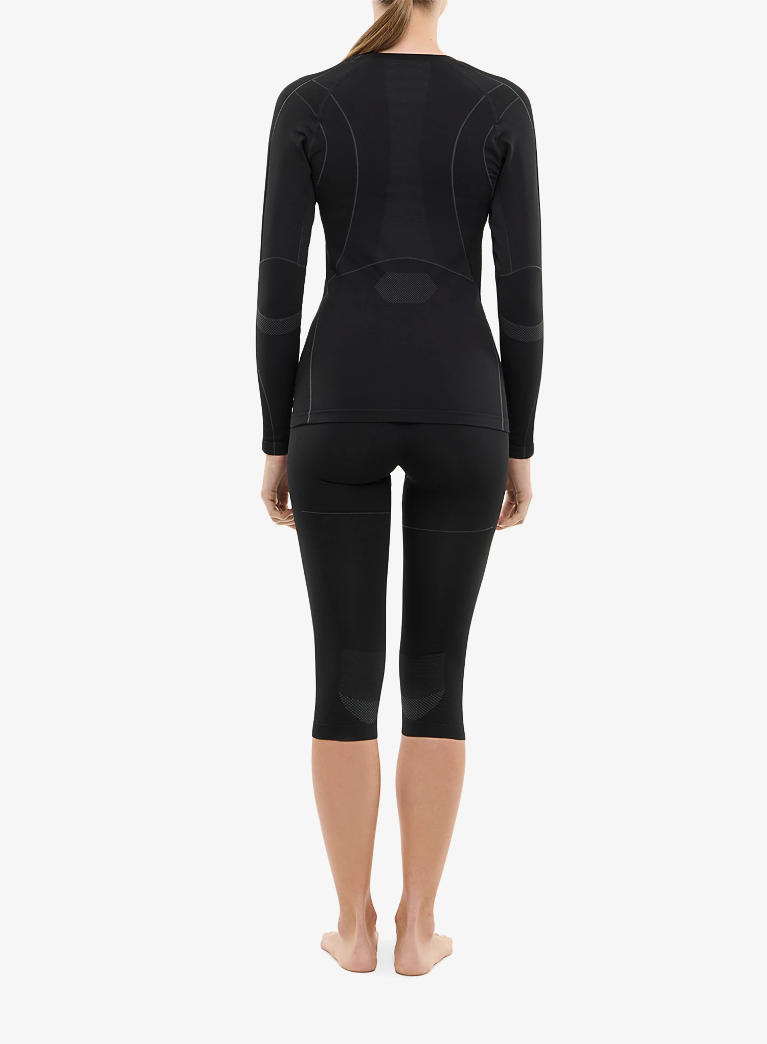 Dámské termoprádlo Viking Base Layer Gaja 3/4 Set - black