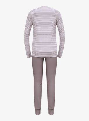 Termoprádlo dětské Odlo Active Warm Eco Set Set Long - misty lilac/gray ridge