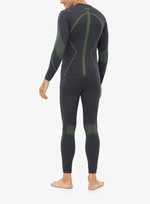Funkční prádlo Viking Base Layer Rocket Set - dark grey/lime