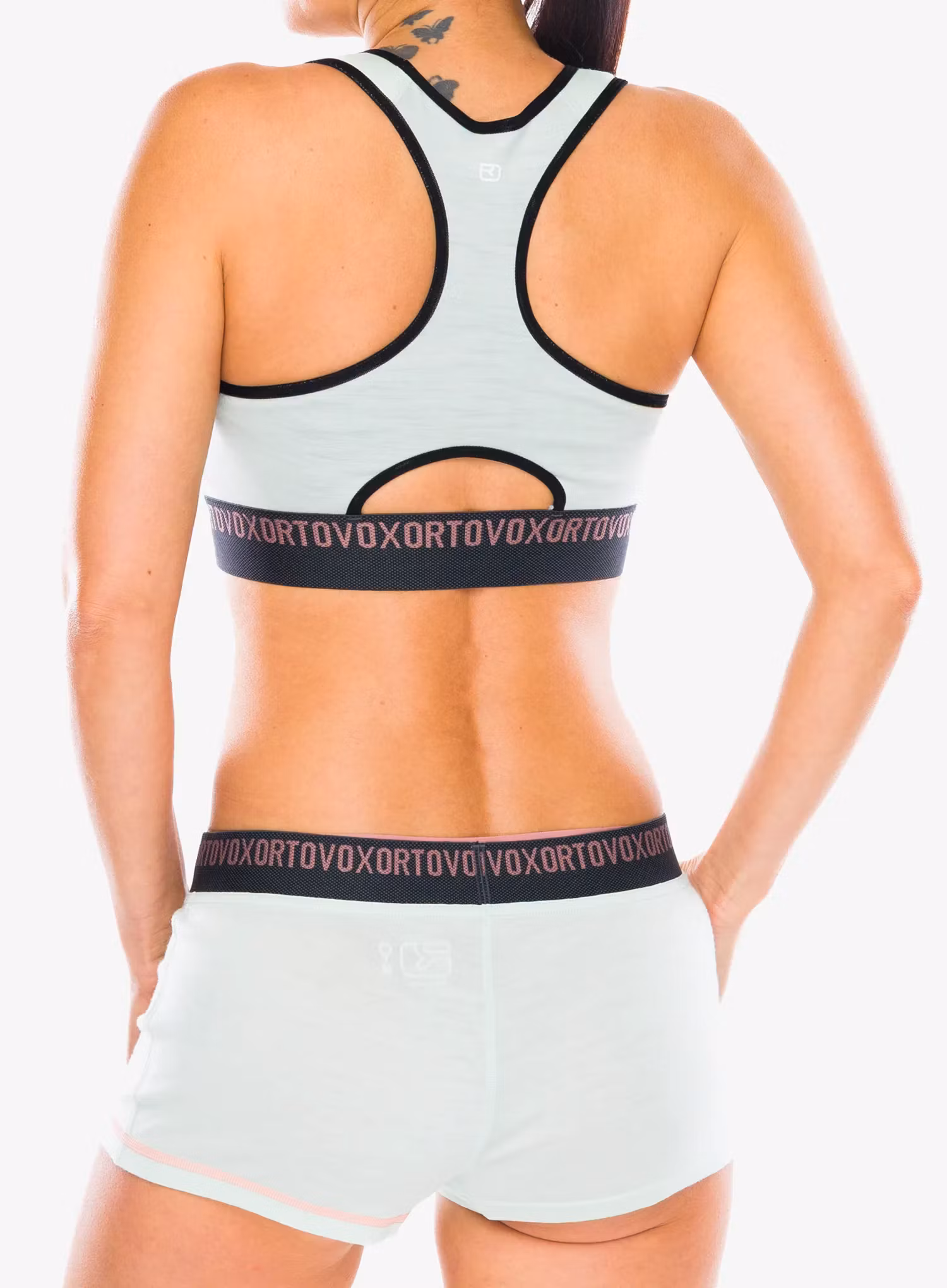 Sportovní podprsenka Ortovox 185 Rock N Wool Sport Top - green acid