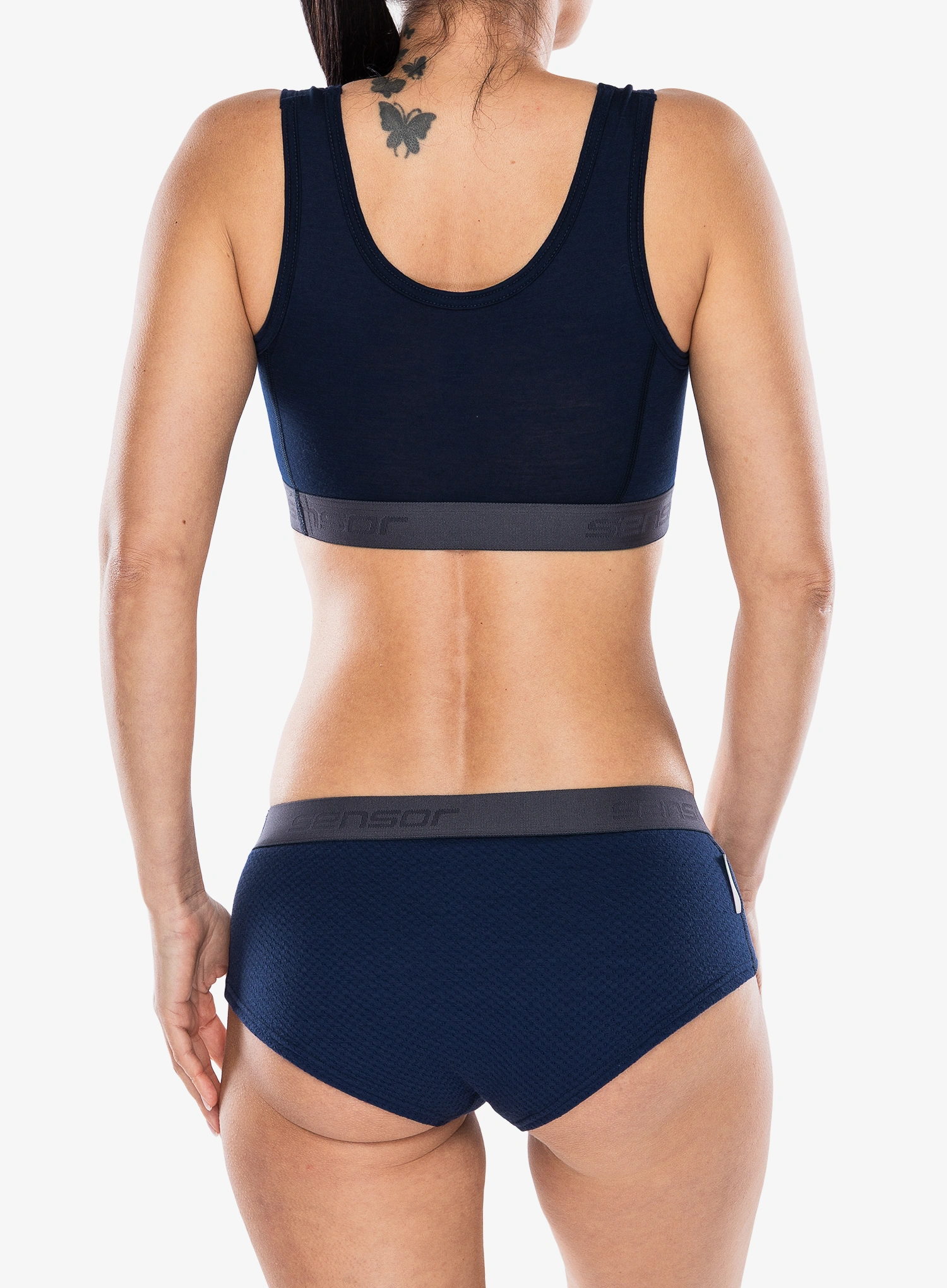 Sportovní podprsenka Sensor Merino Active Bra - deep blue