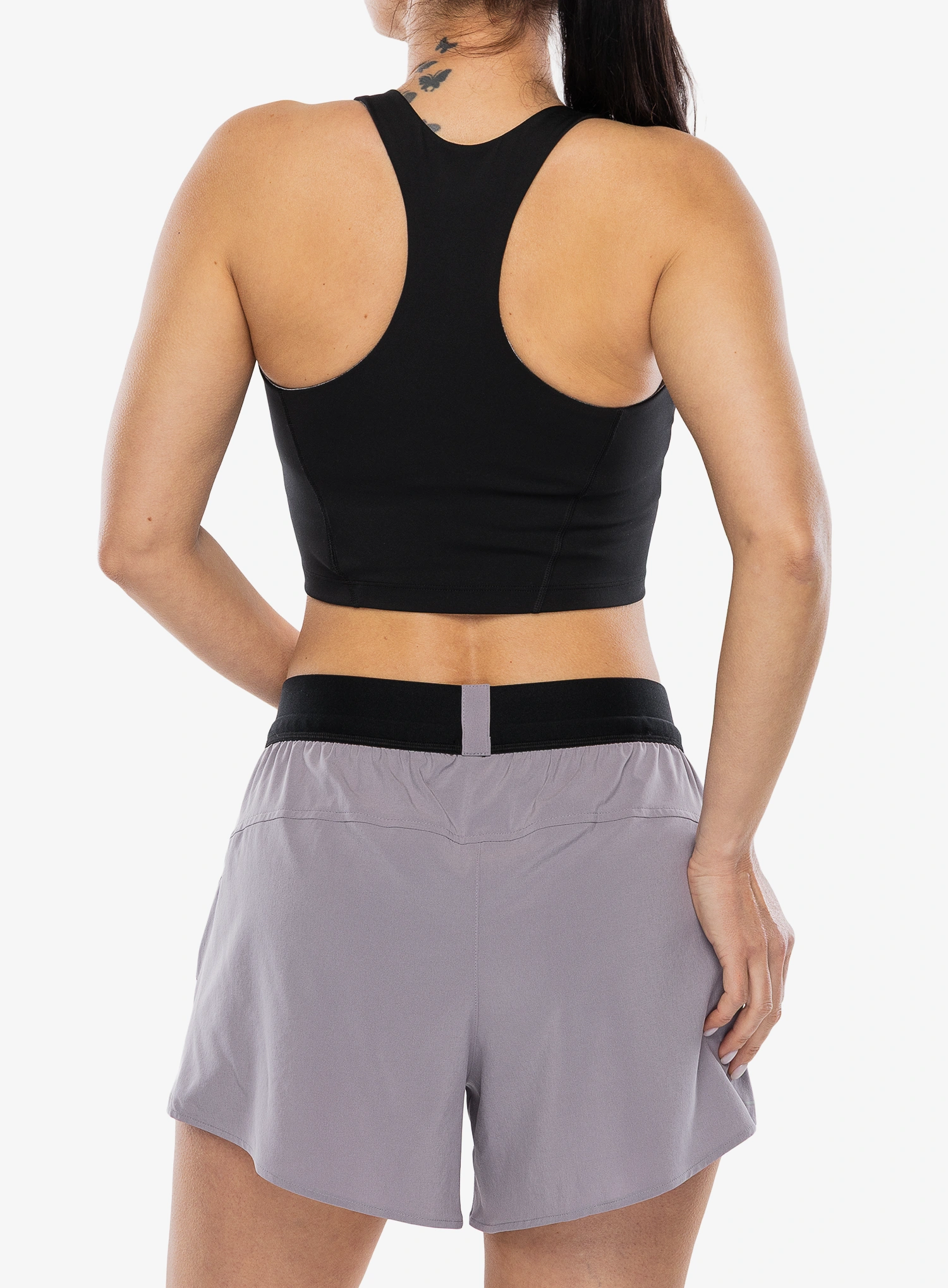 Sportovní podprsenka Smartwool Active Crop Bra - black