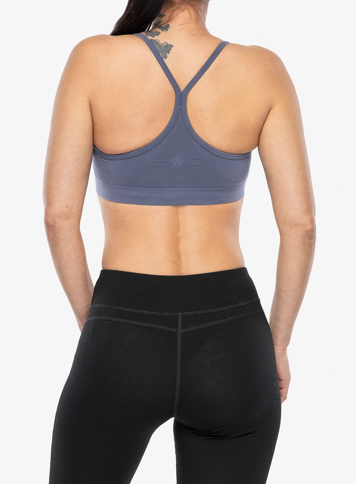 Sportovní podprsenka Smartwool Merino Blend Bralette - nightfall blue