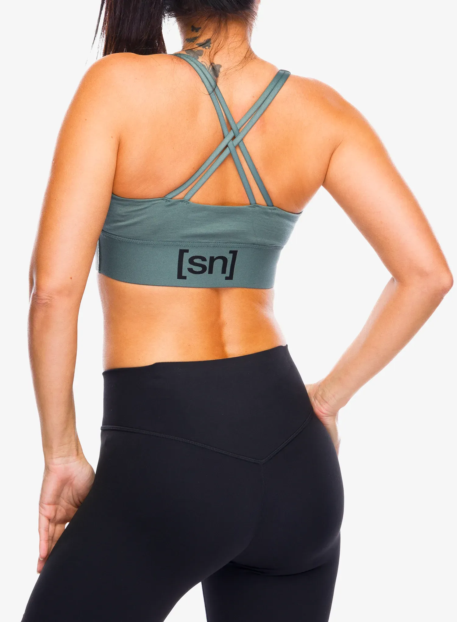 Sportovní podprsenka Super.natural Super Top - balsam green