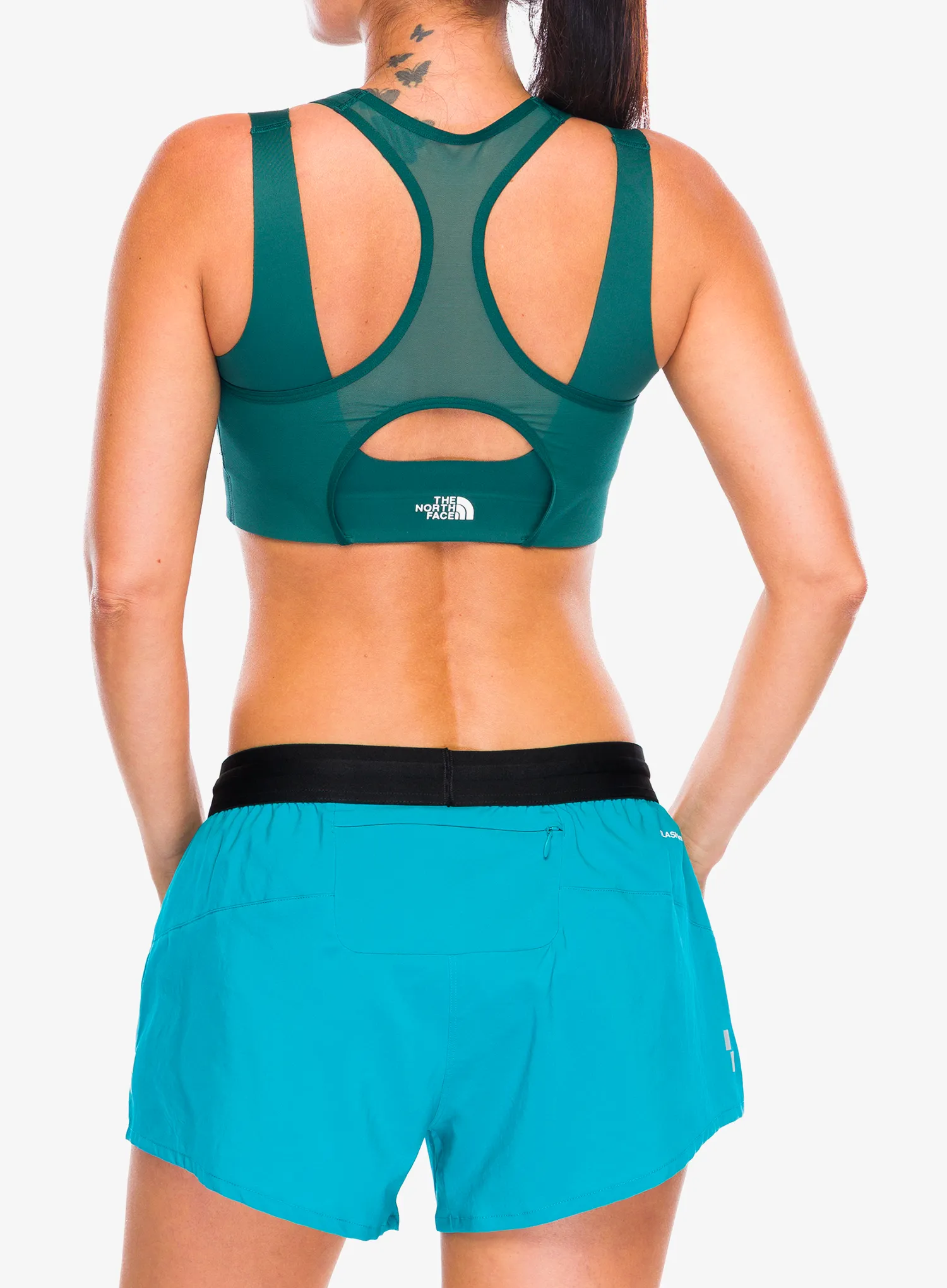Sportovní podprsenka The North Face Refina Double-Layer Bra - deep nori