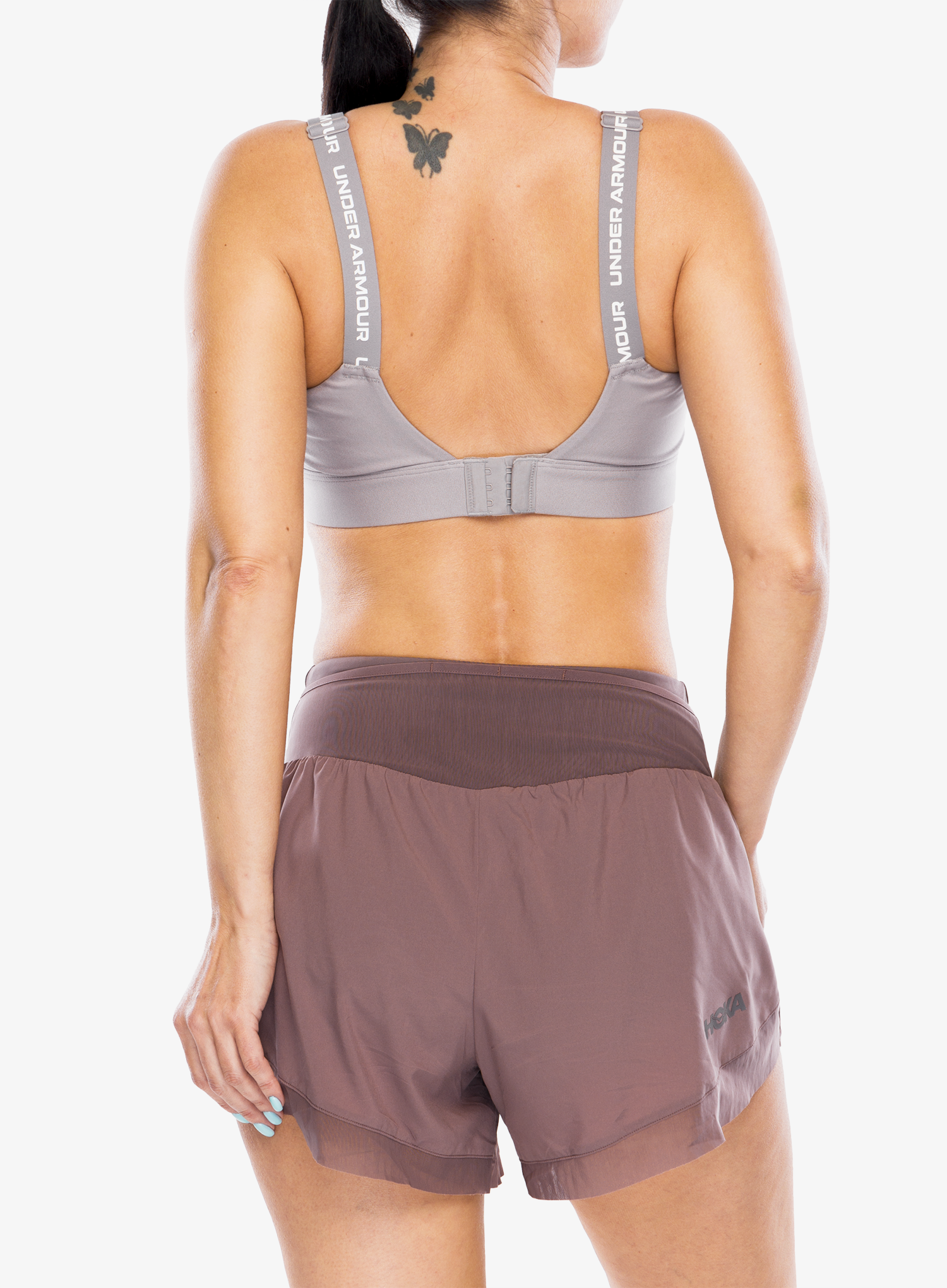 Sportovní podprsenka Under Armour Infinity 2.0 High Sports Big Cup Bra - tetra gray/white