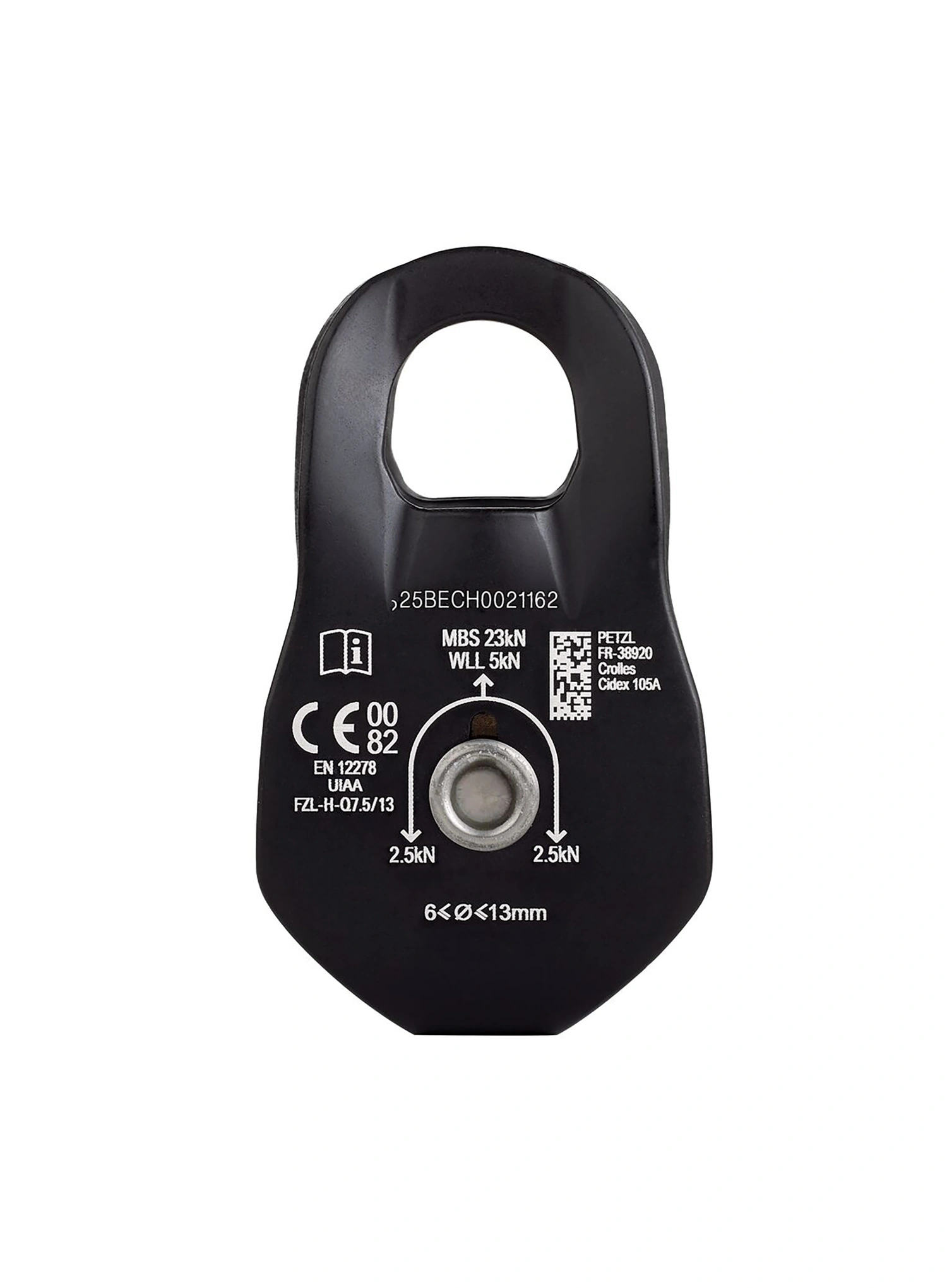 Kladka Petzl Fixe - black/black