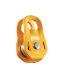 Kladka Petzl Fixe - yellow/yellow