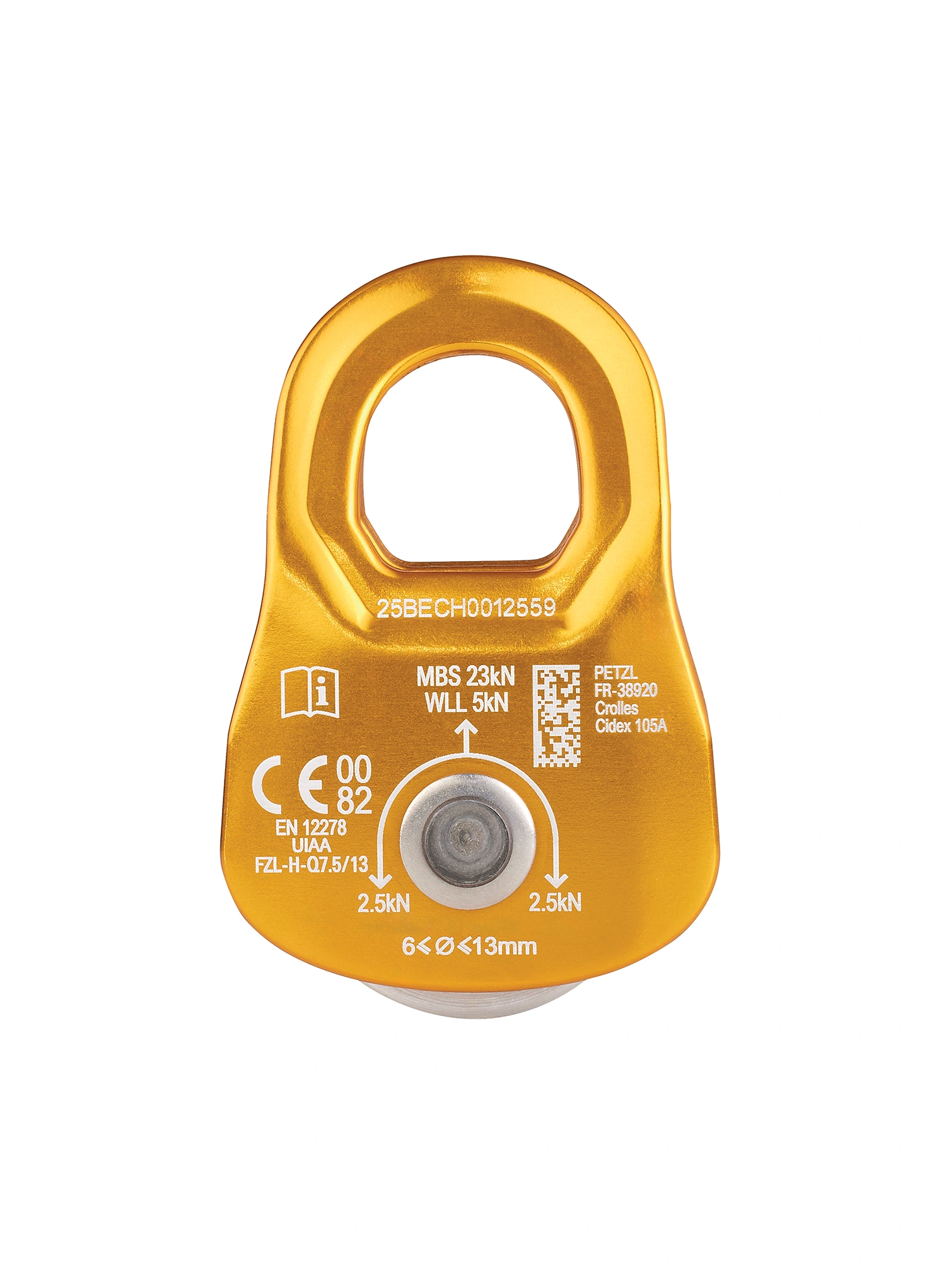 Kladka Petzl Mobile - yellow