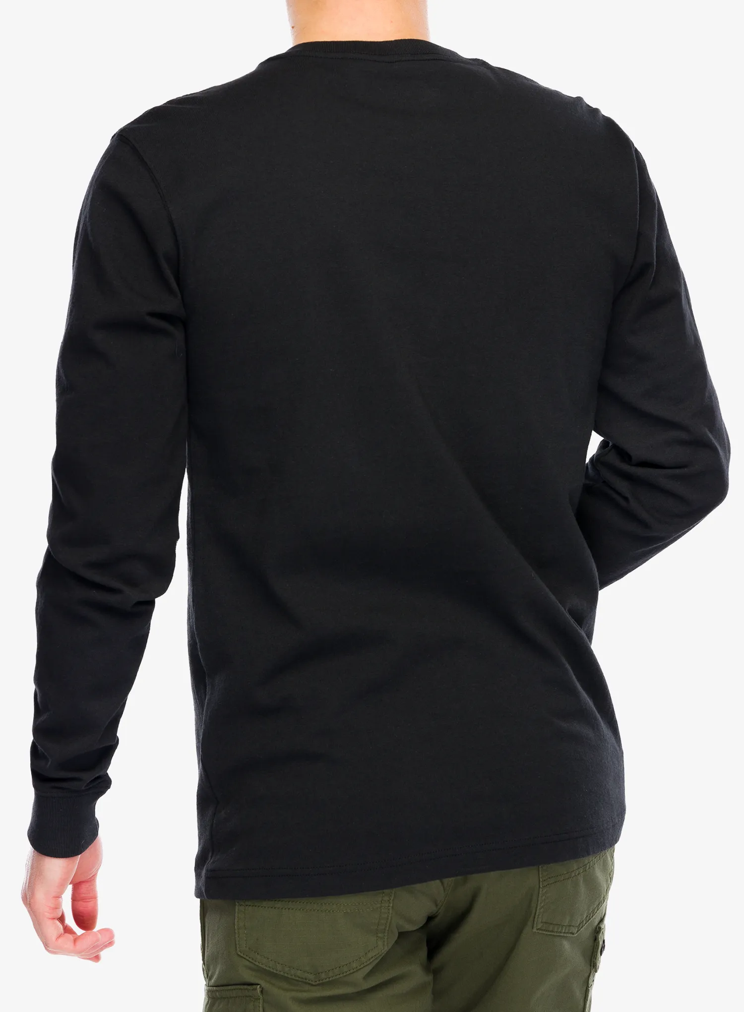 Mikina bez kapuce Carhartt Core Logo T-Shirt L/S - black
