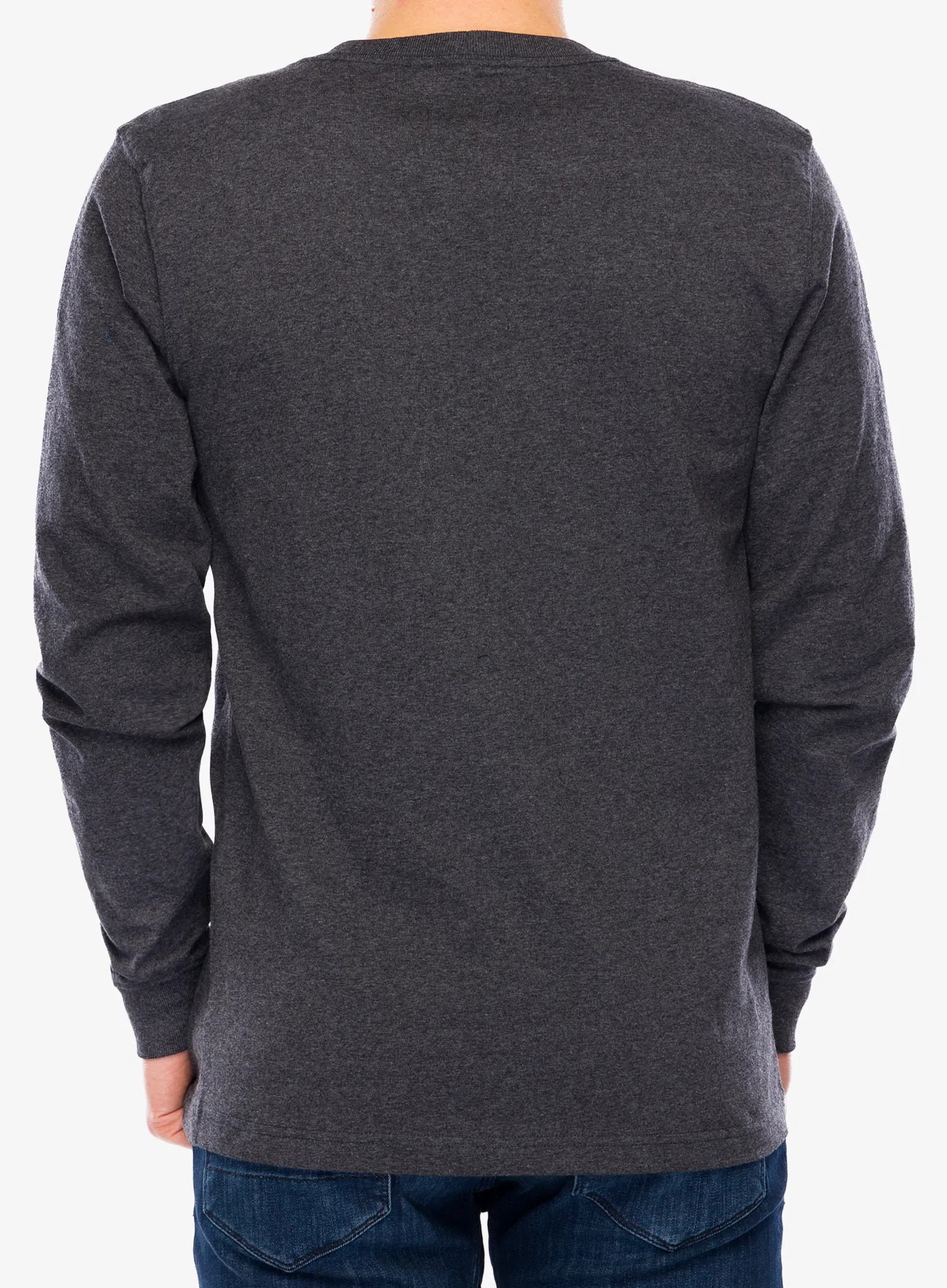 Mikina bez kapuce Carhartt Core Logo T-Shirt L/S - carbon heather