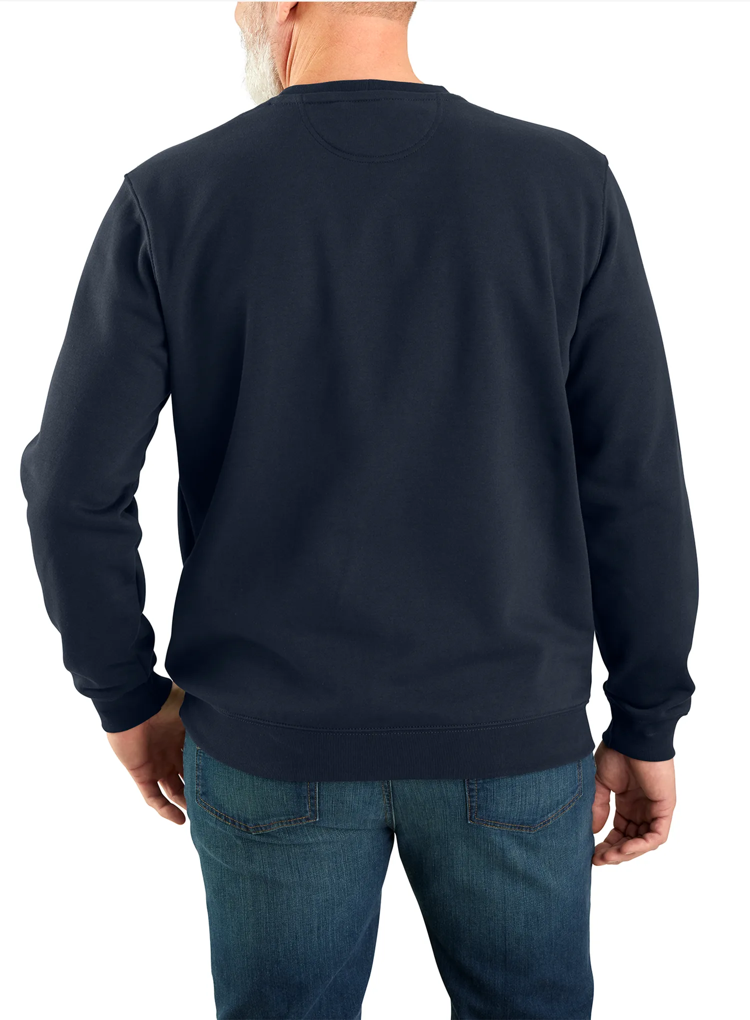 Mikina bez kapuce Carhartt Marquette Crewneck Sweatshirt - new navy