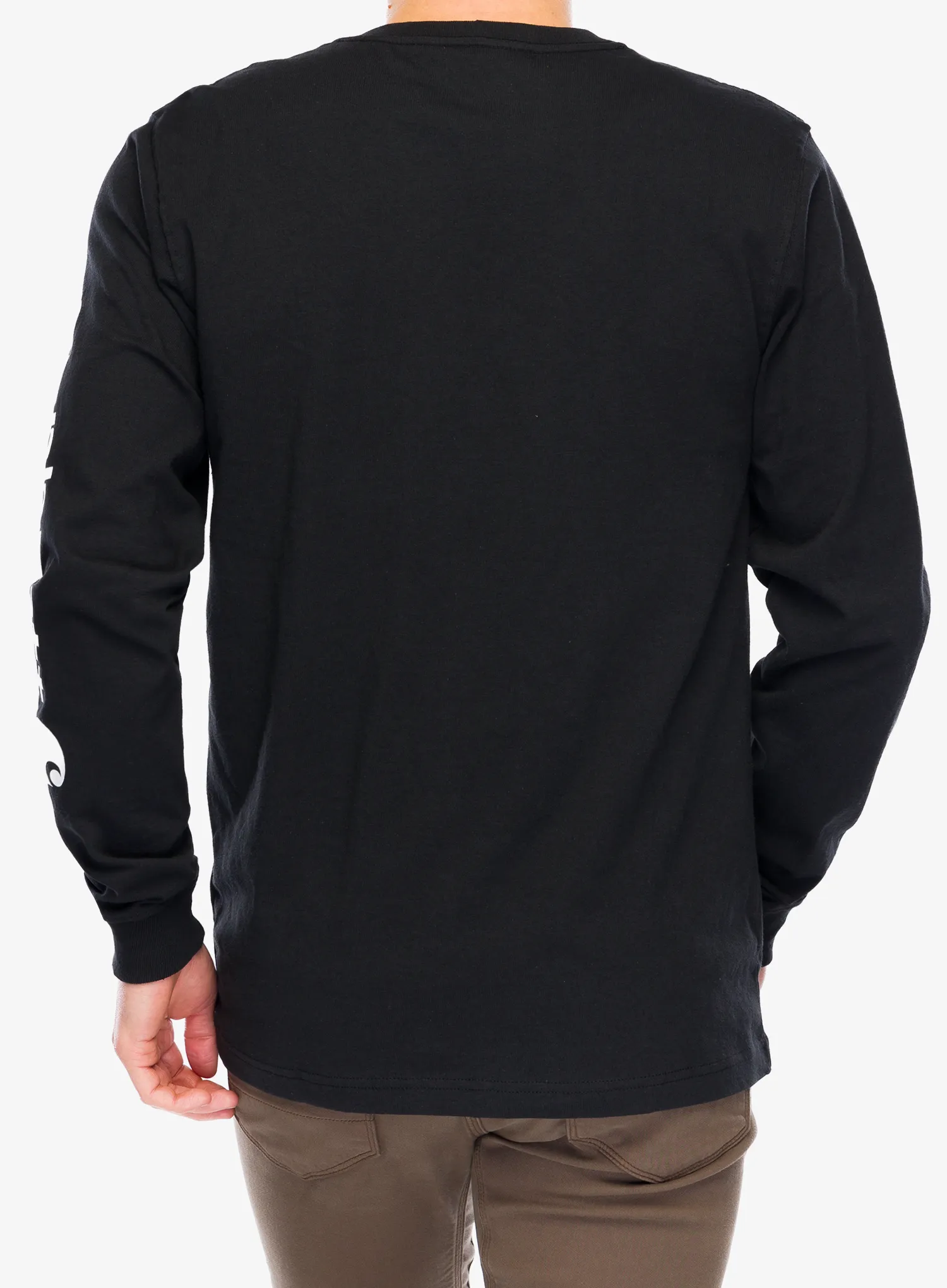 Mikina bez kapuce Carhartt Sleeve Logo T-Shirt L/S - black