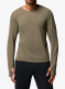 Mikina bez kapuce Columbia Diamond Peak Pro Long Sleeve Crew - stone green