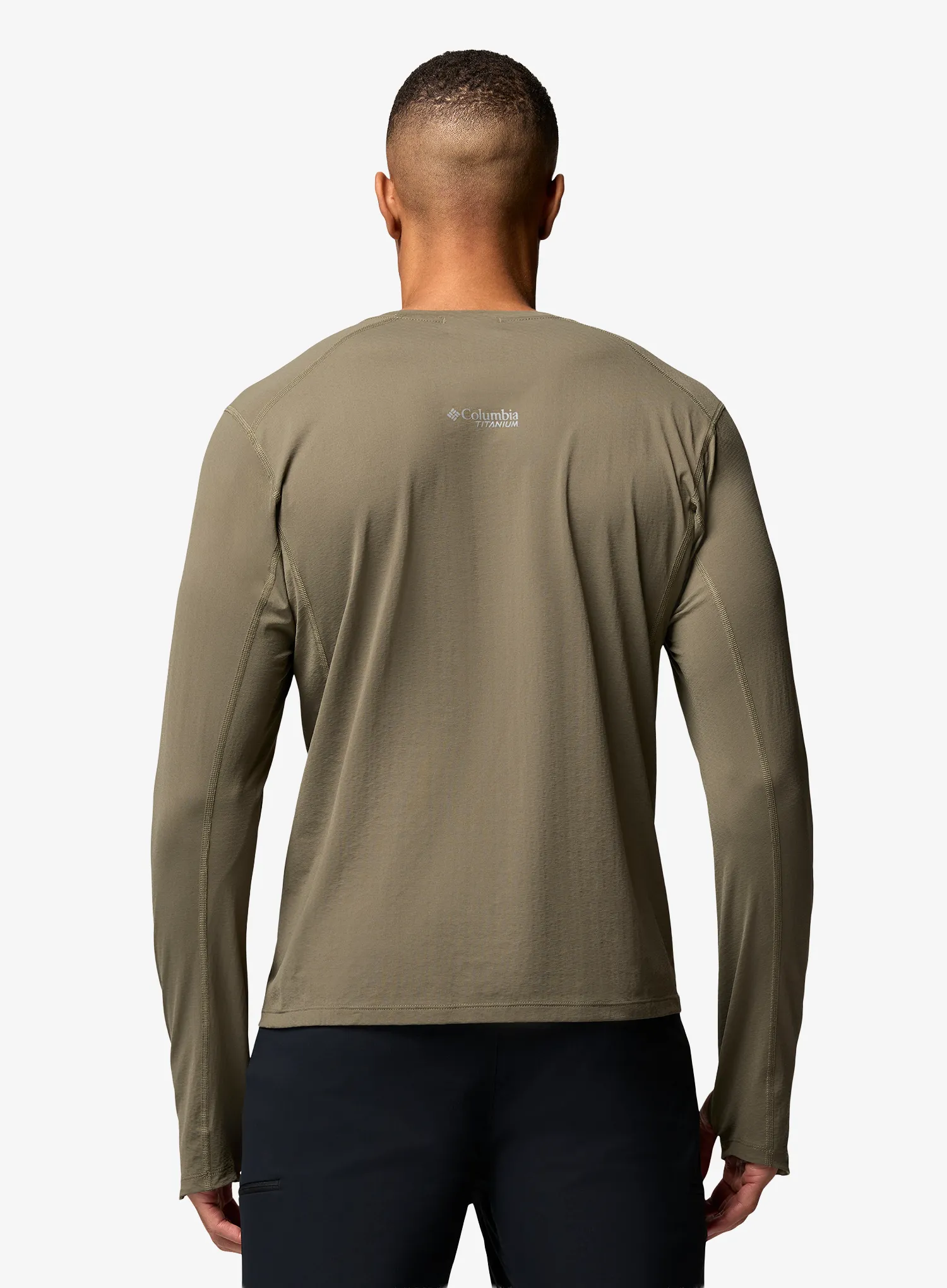 Mikina bez kapuce Columbia Diamond Peak Pro Long Sleeve Crew - stone green