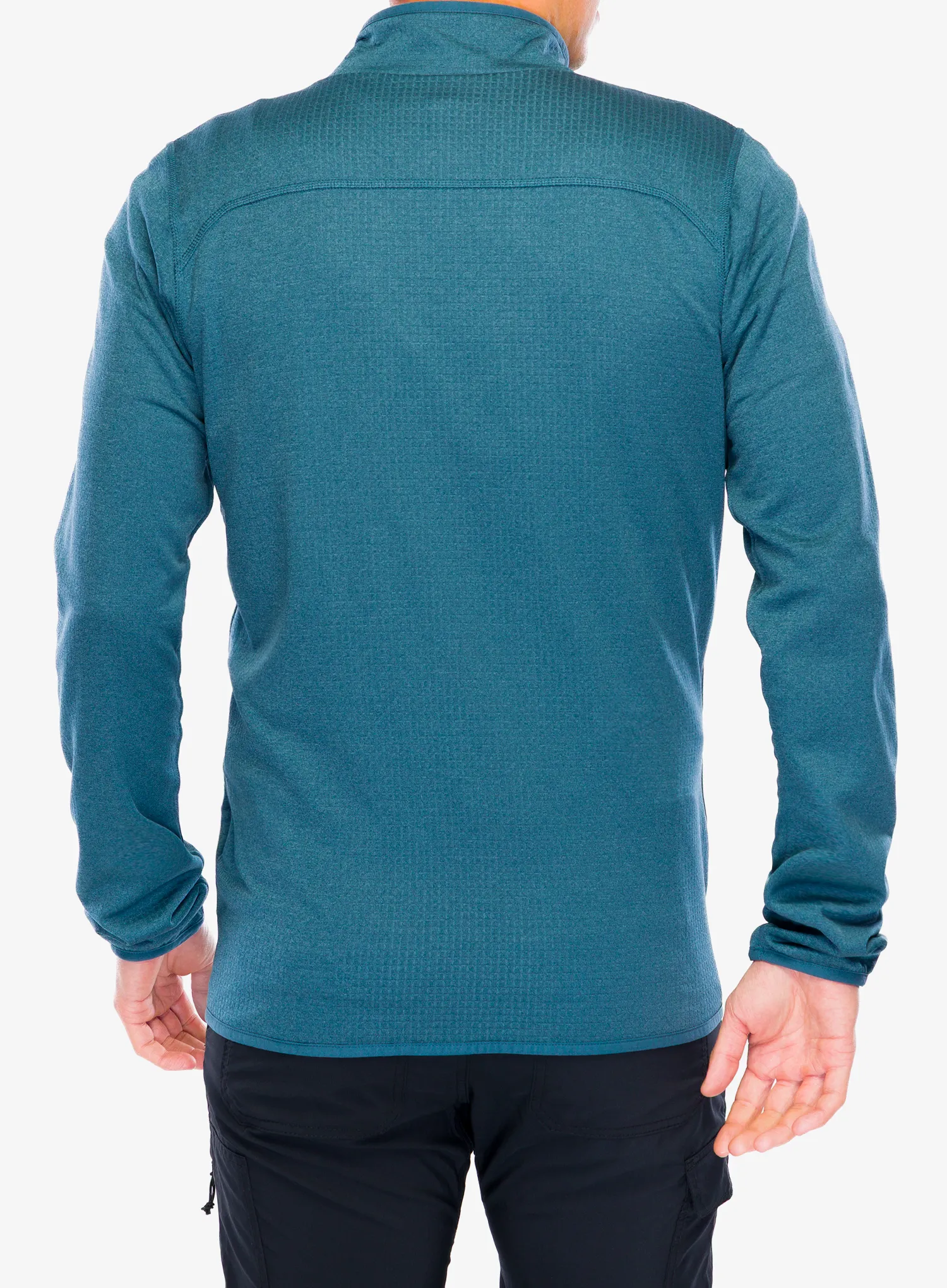 Mikina bez kapuce Columbia Essential Hike Grid Fleece Full Zip - everblue